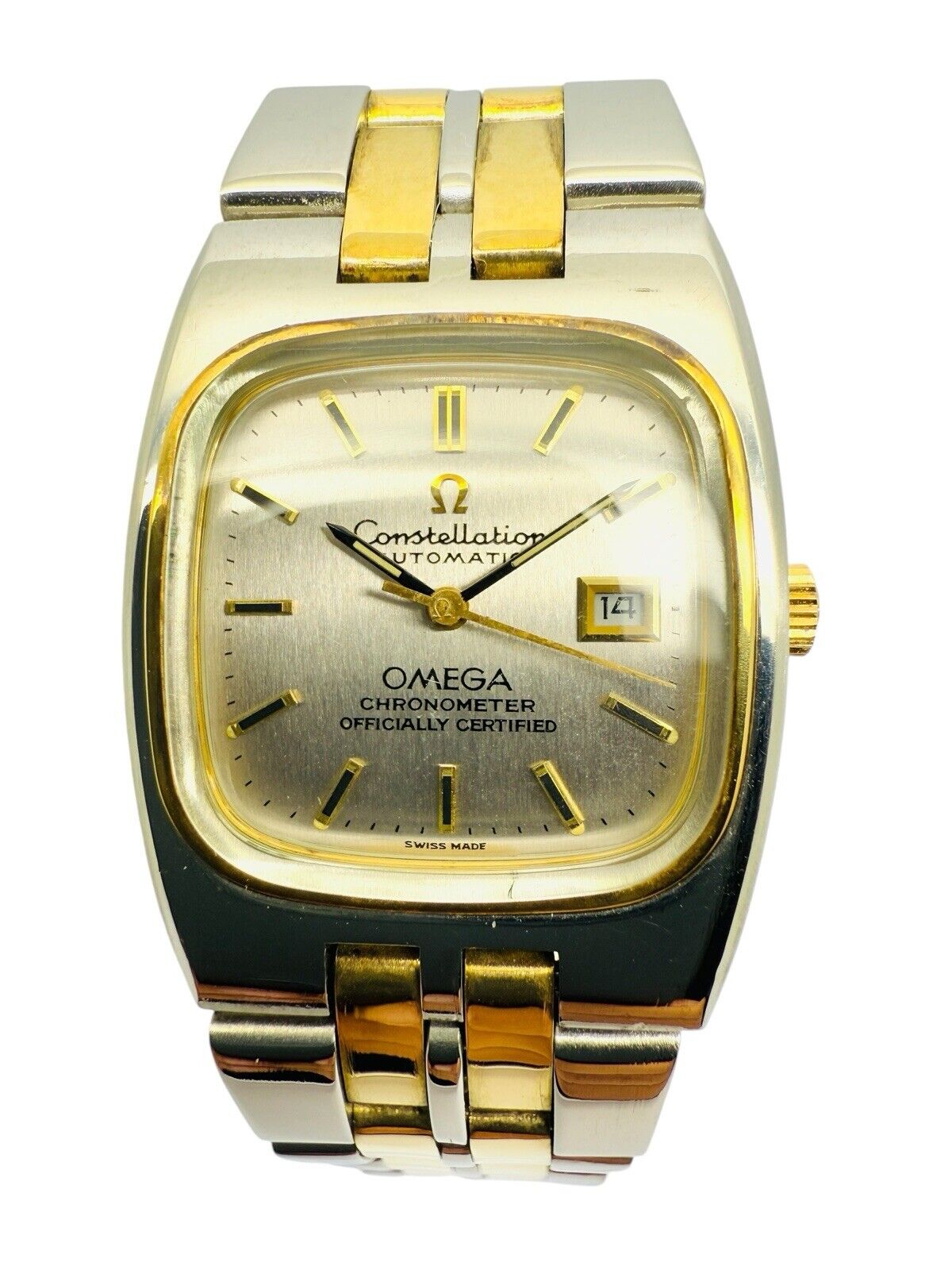 Omega Constellation Automatic Date 1974 14k Gold & Steel Cal. 684 Ref. 568.0020