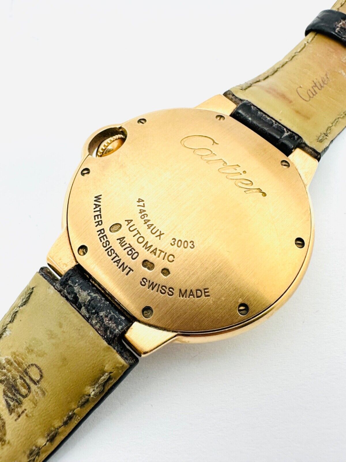 Cartier Ballon Bleu 18k Rose Gold Automatic 36mm 2015 With Box & Papers 3003.