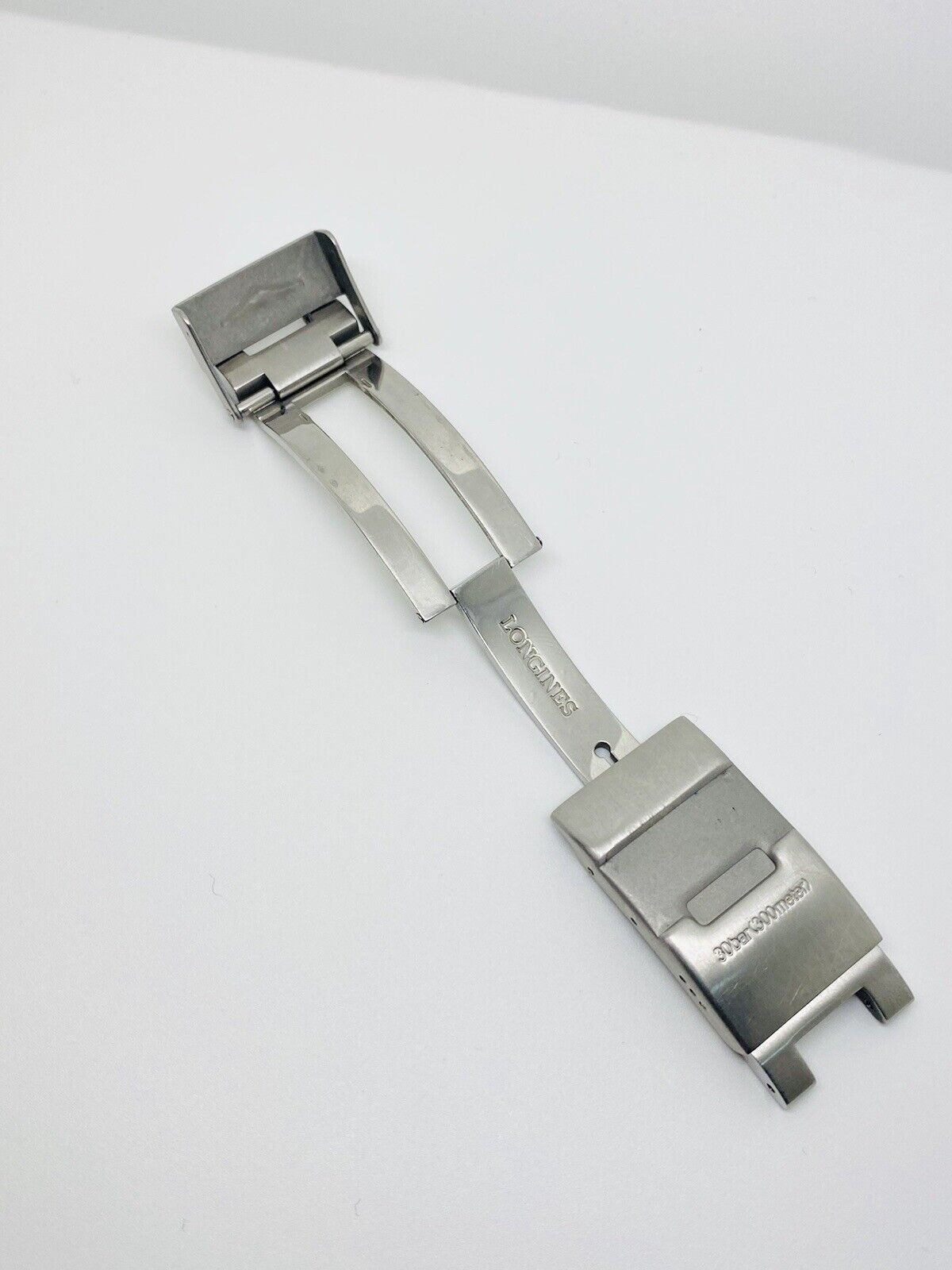Longines SS Original Buckle Clasp With Links on both sides L600123880 Width 22mm