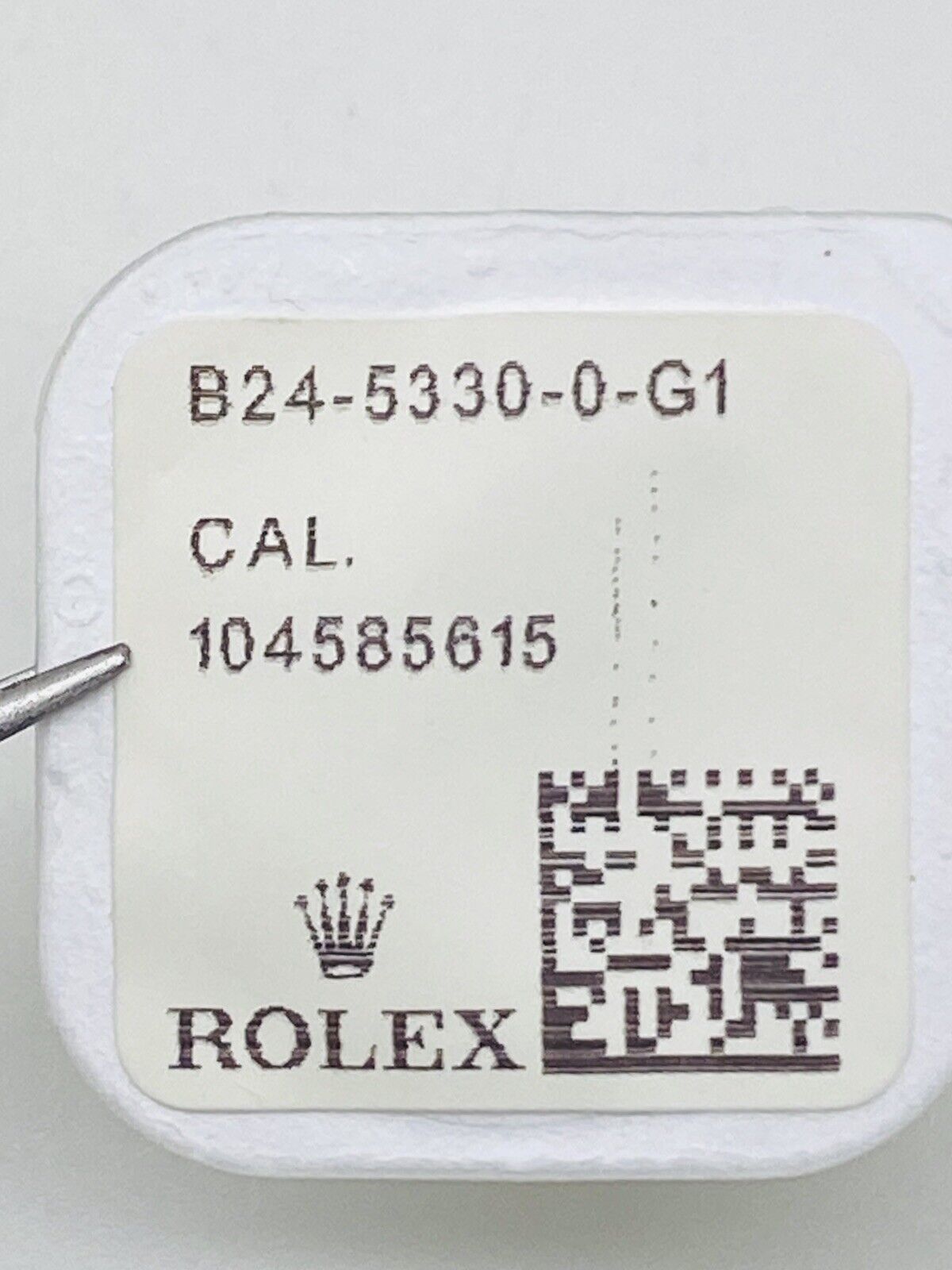 Brand New Rolex Stainless Steel 5.3mm Crown Tube B24-5330-0-G1 Original Sealed