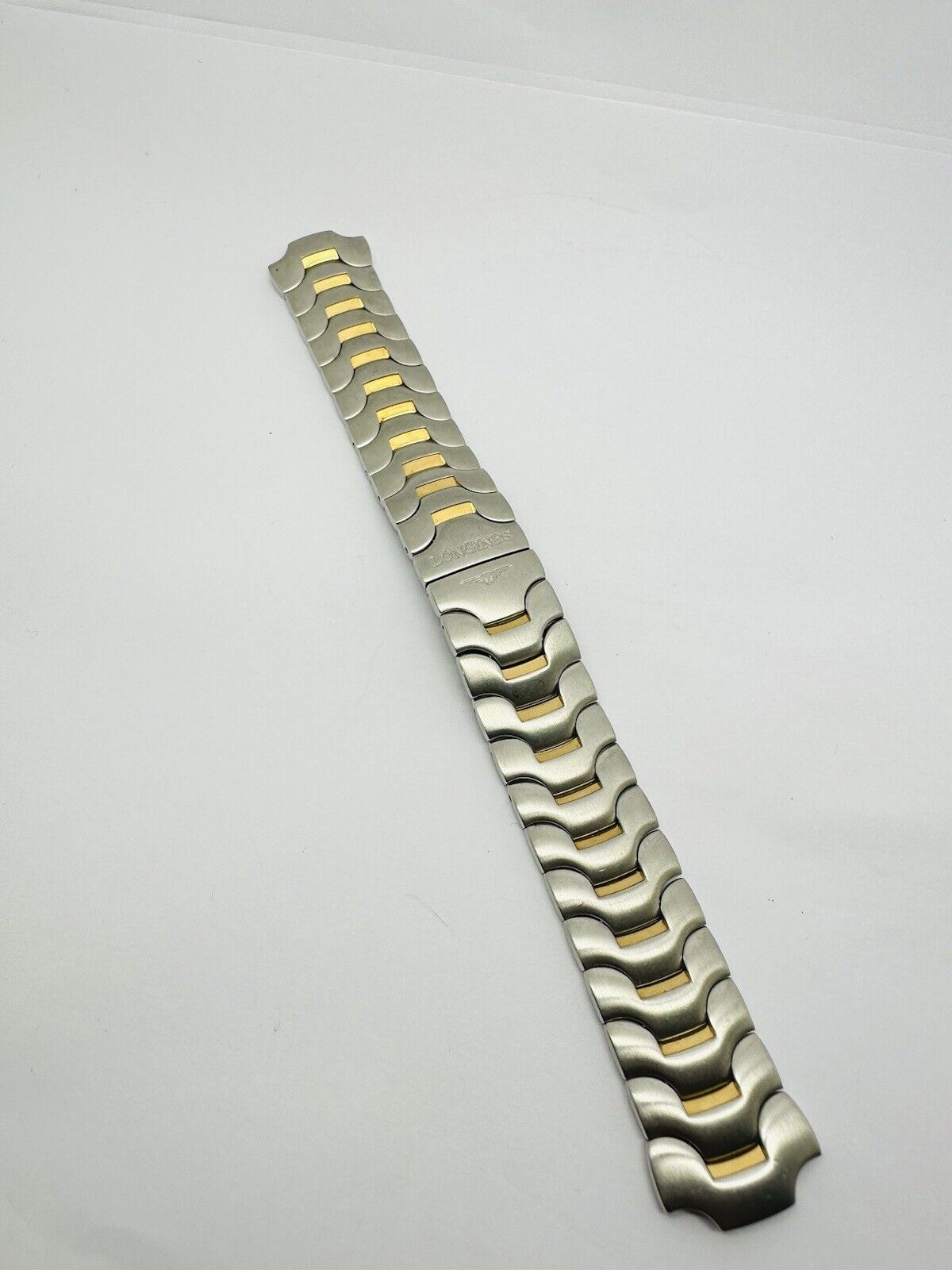 Longines Gold Plated and Stainless Steel Bracelet.