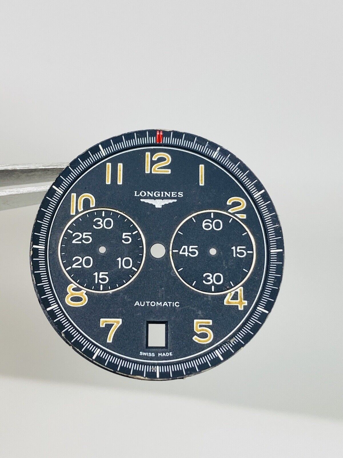 Longines Chronograph Automatic Men's Black Original Dial