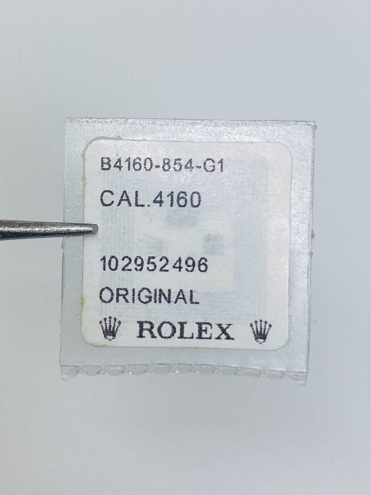 Brand New Rolex Yachtmaster II Column Wheel Caliber 4160 Part # 854 Original