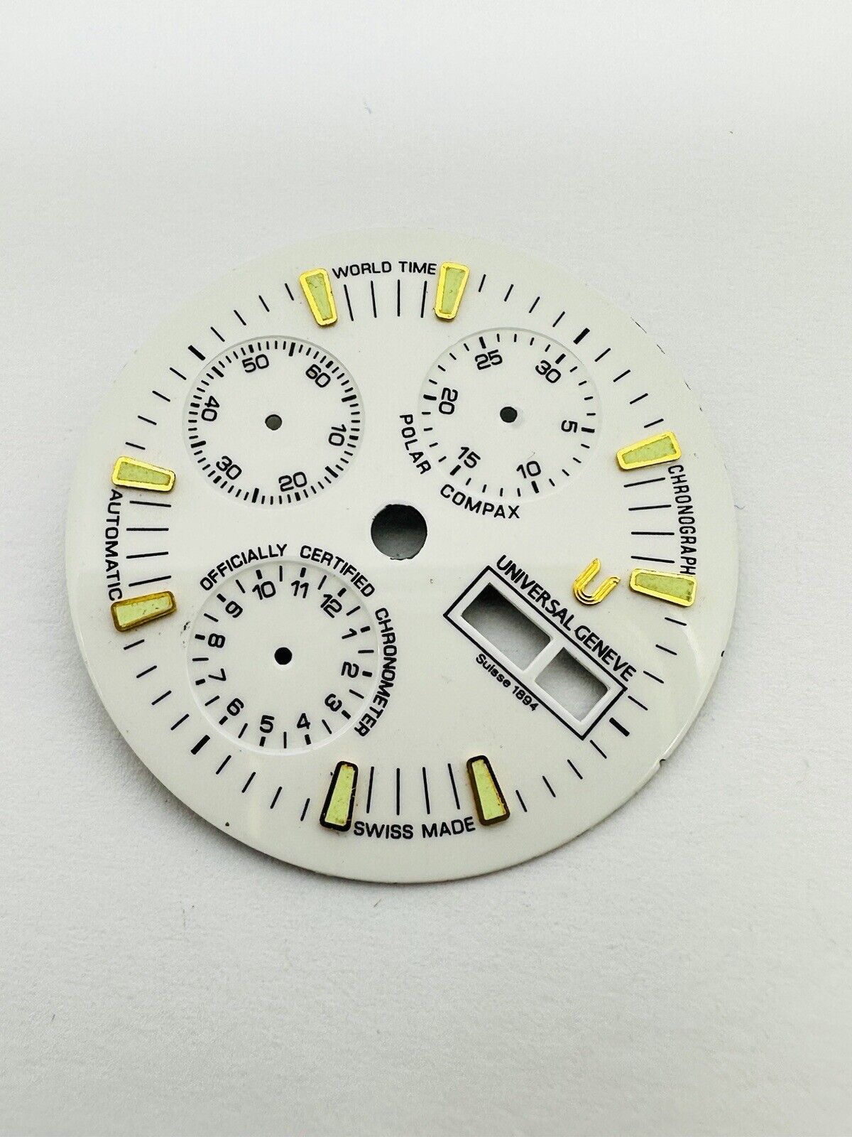 Universal Geneve Polar Compax Automatic Chronometer Original Dial Size 32mm