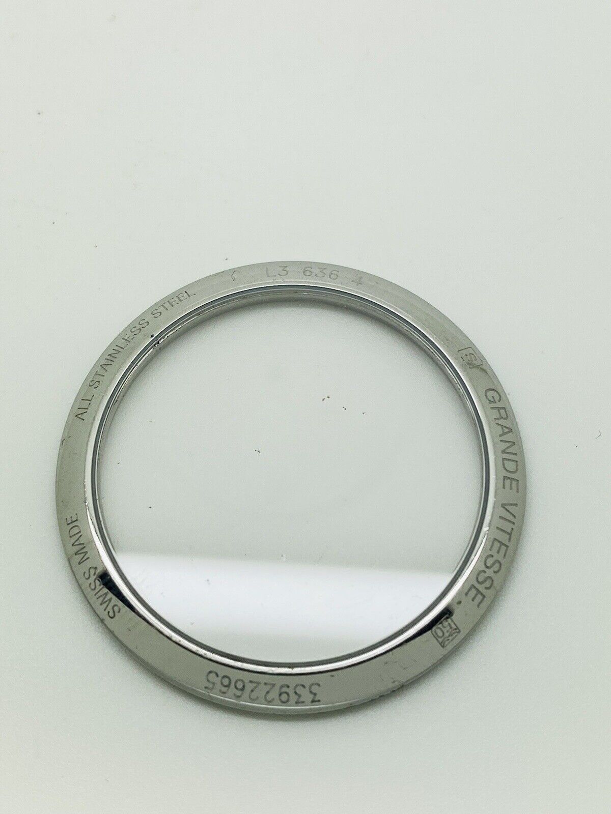Longines Grande Vitesse L3.636.4 Stainless Steel Original Case Back 37.30mm.