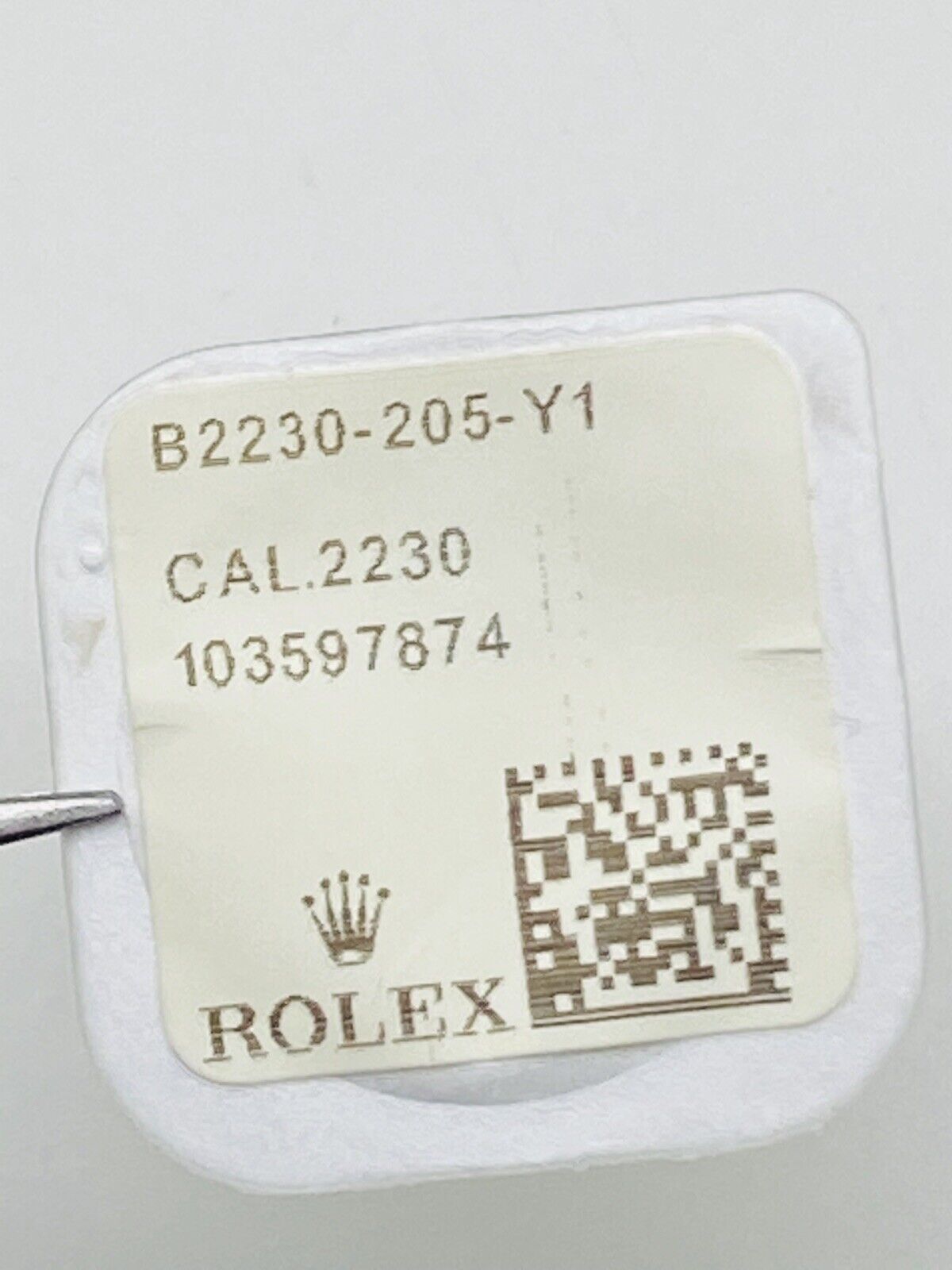 Brand New Rolex Sliding Pinion Clutch Calibre 2230 Part # 205 Original Packaging
