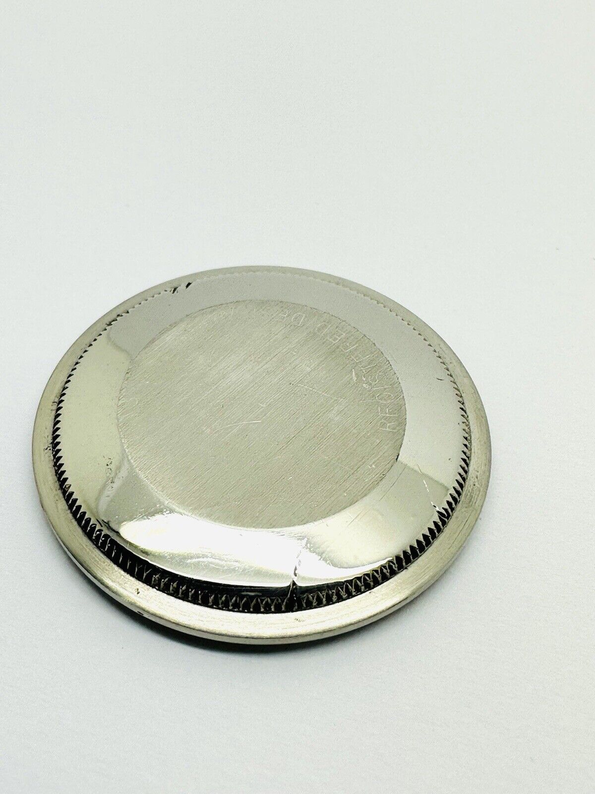 Vintage Rolex Oyster Perpetual Date Stainless Steel Case Back Reference 1550.