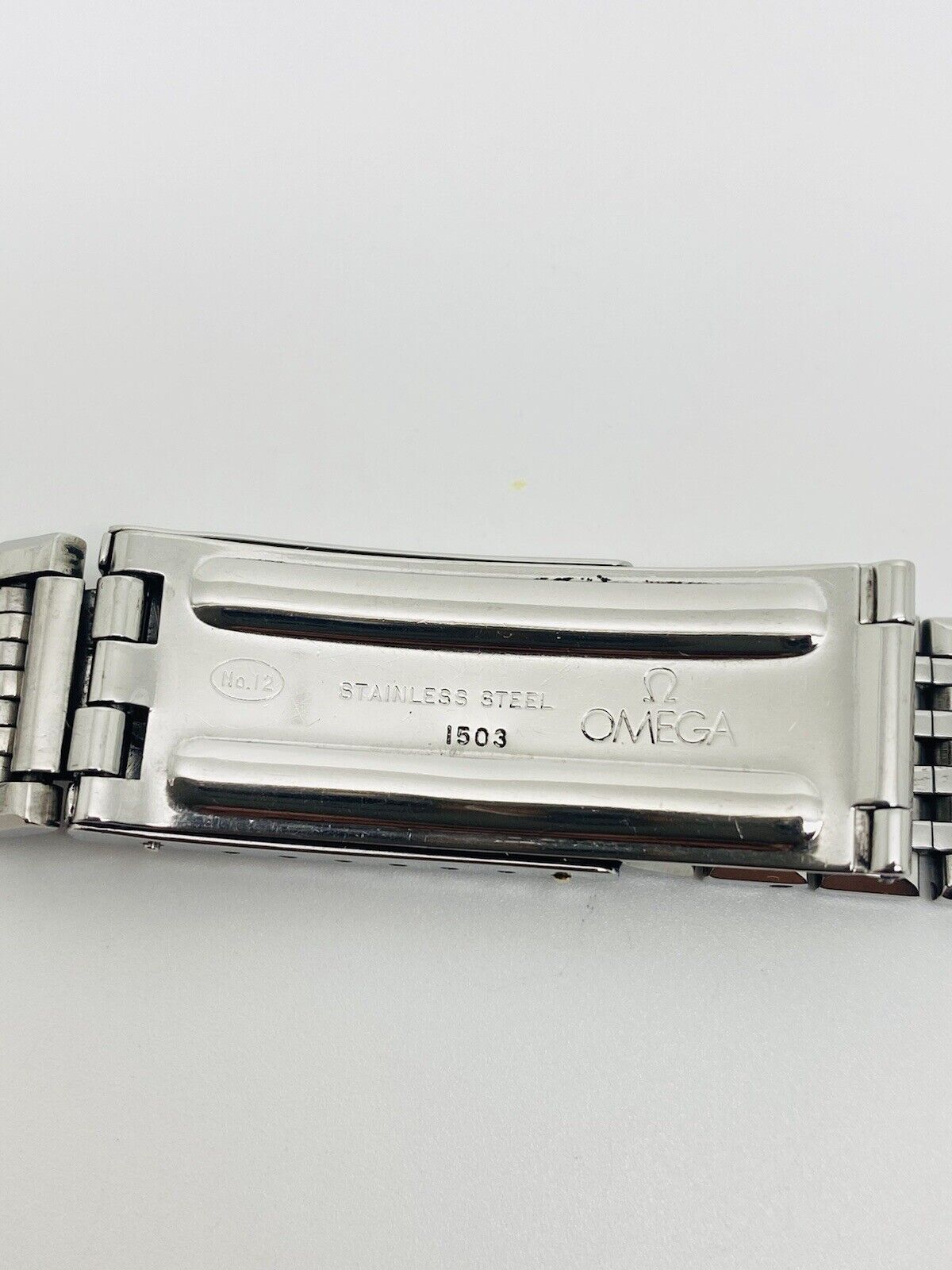 Rare Omega ‘Beads Of Rice’ SS 1503 Bracelet With Both No. 70 18mm End Links