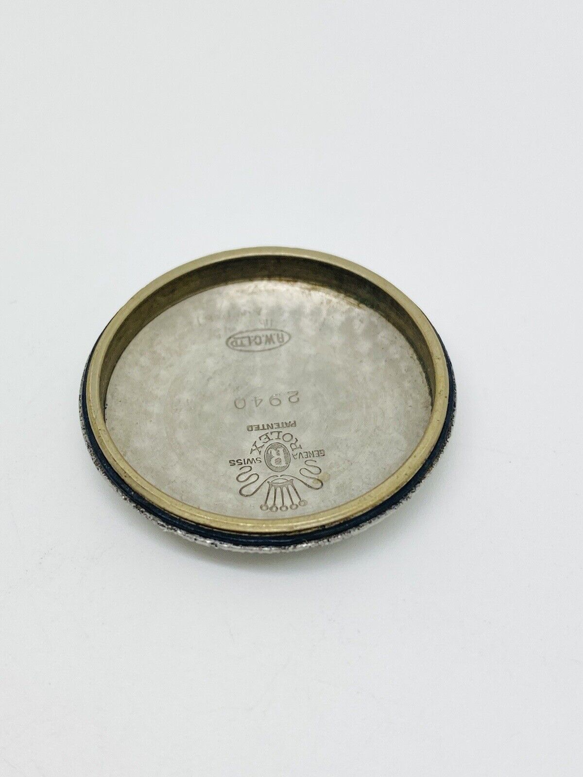 Vintage Rolex Oyster Perpetual Bubble Back Case back For Reference 2940.