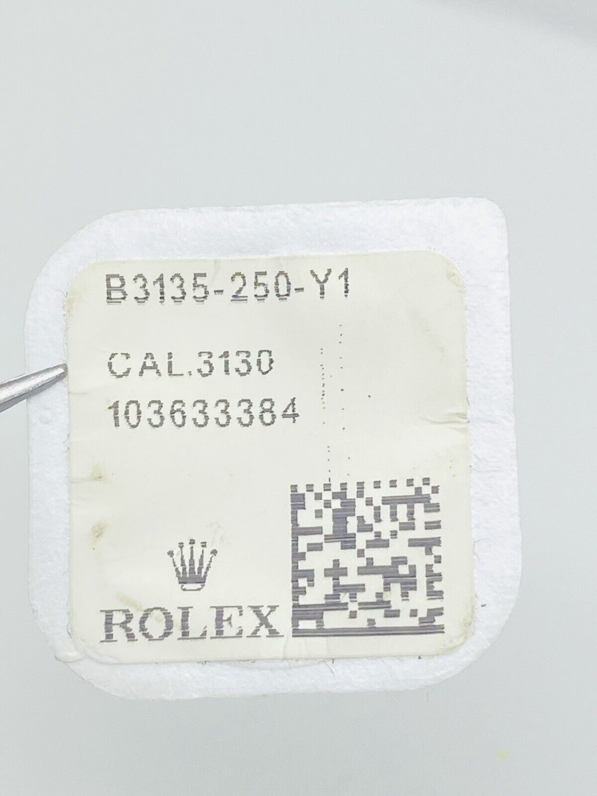 Brand New Rolex Setting Wheel Caliber 3130 3135 Part # 250 Original Packaging