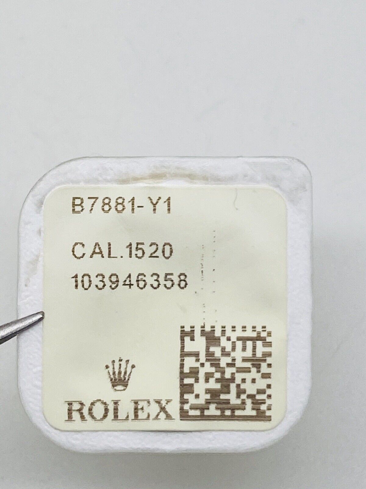Brand New Rolex Setting Lever Calibre 1520 Part # 7881 Original Packaging