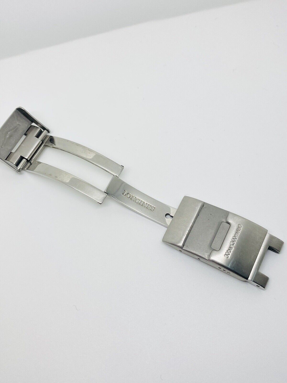 Longines SS Original Buckle Clasp With Links on both sides L600123880 Width 22mm