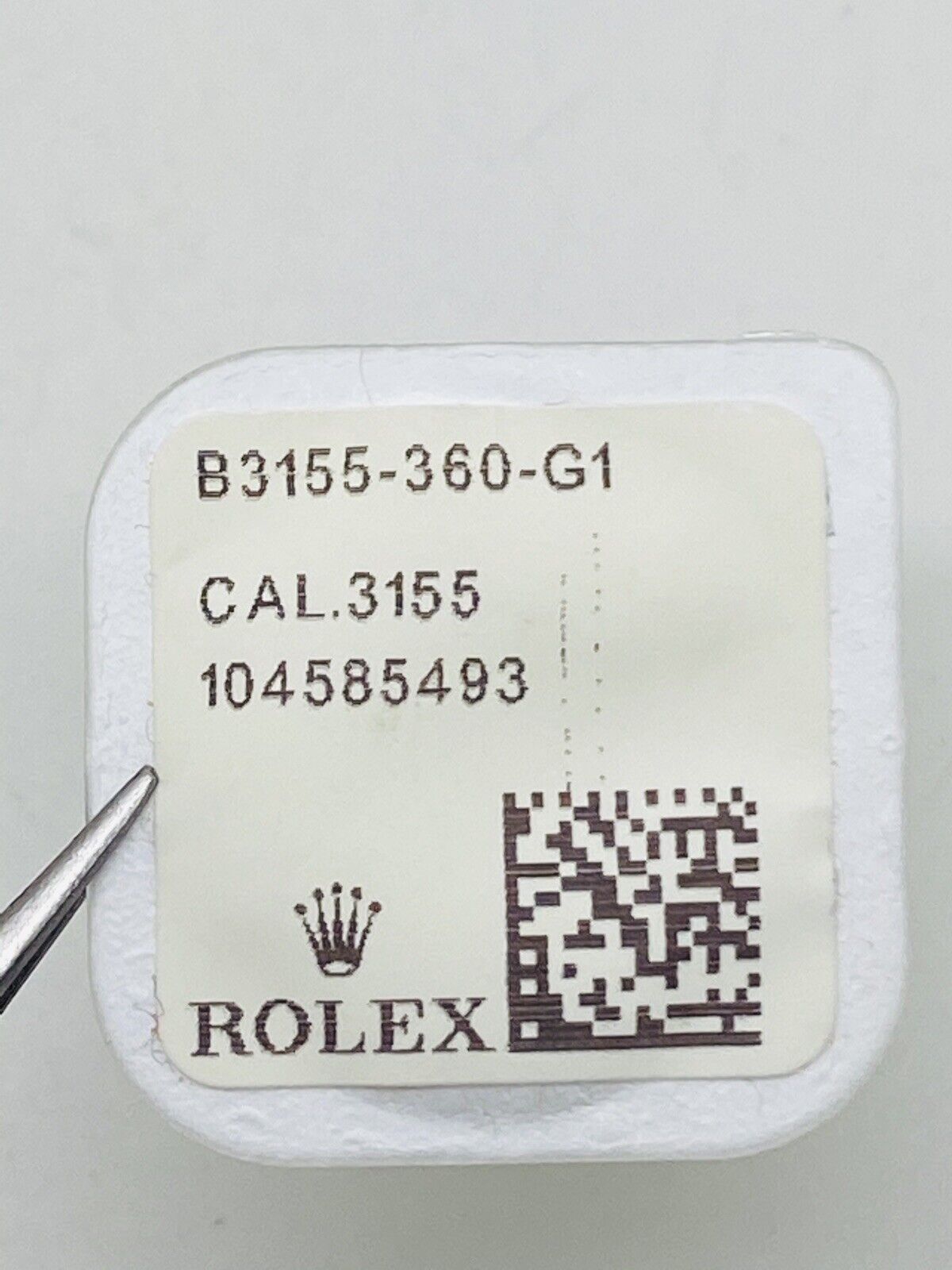 Brand New Rolex Second Wheel Calibre 3155 Part # 360 Original Packaging