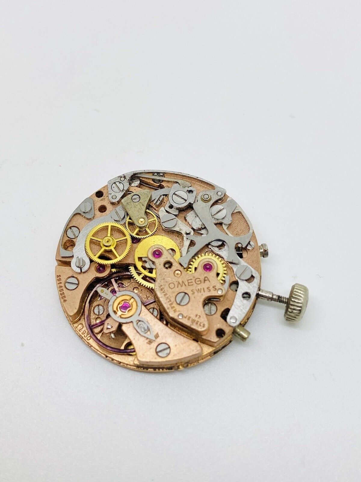 Vintage Omega Deville Chronograph Dial & Movement Cal. 930 For Spares/Repair.