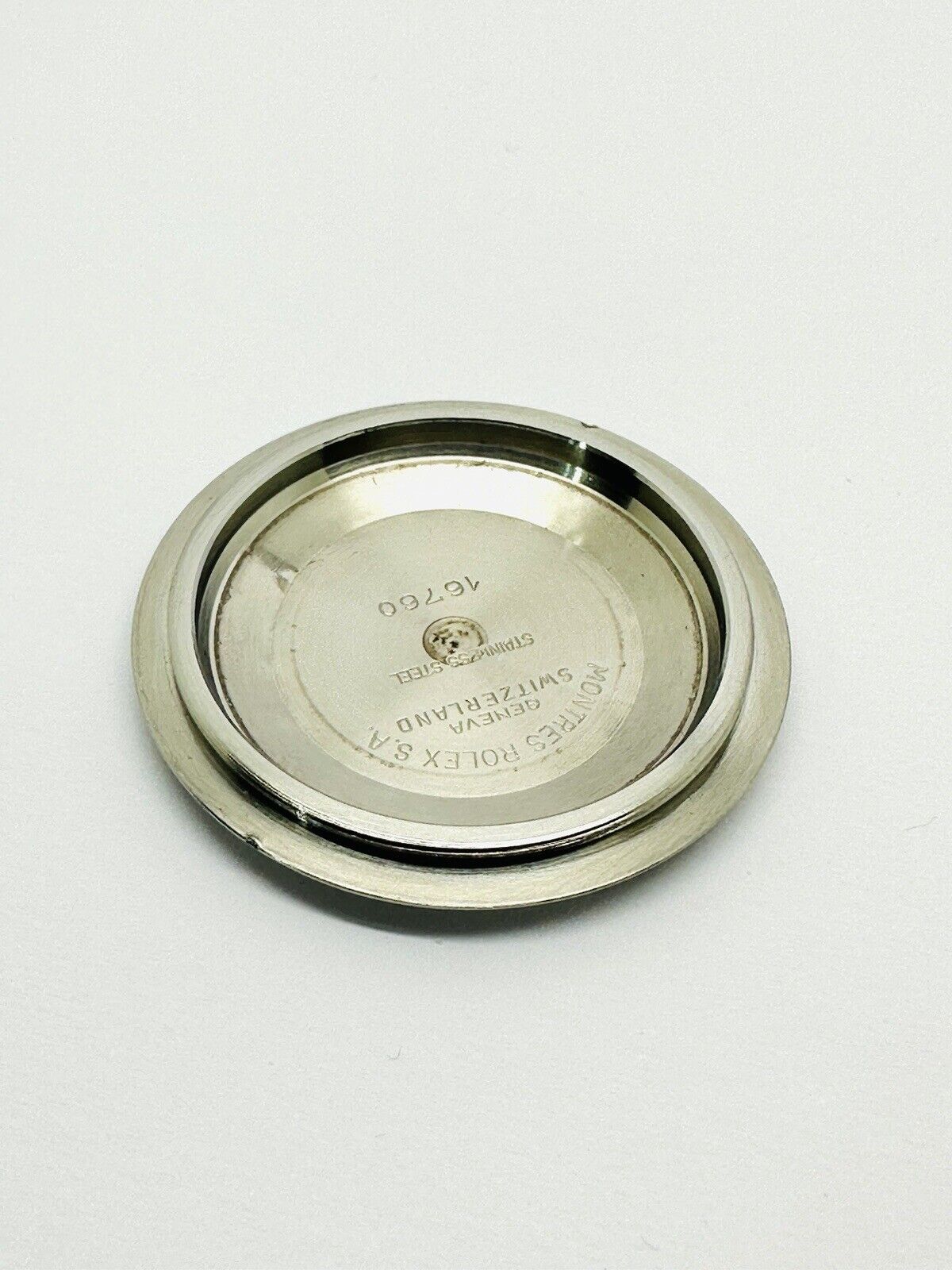 Vintage Rolex GMT Master II Stainless Steel Case Back Reference 16760.
