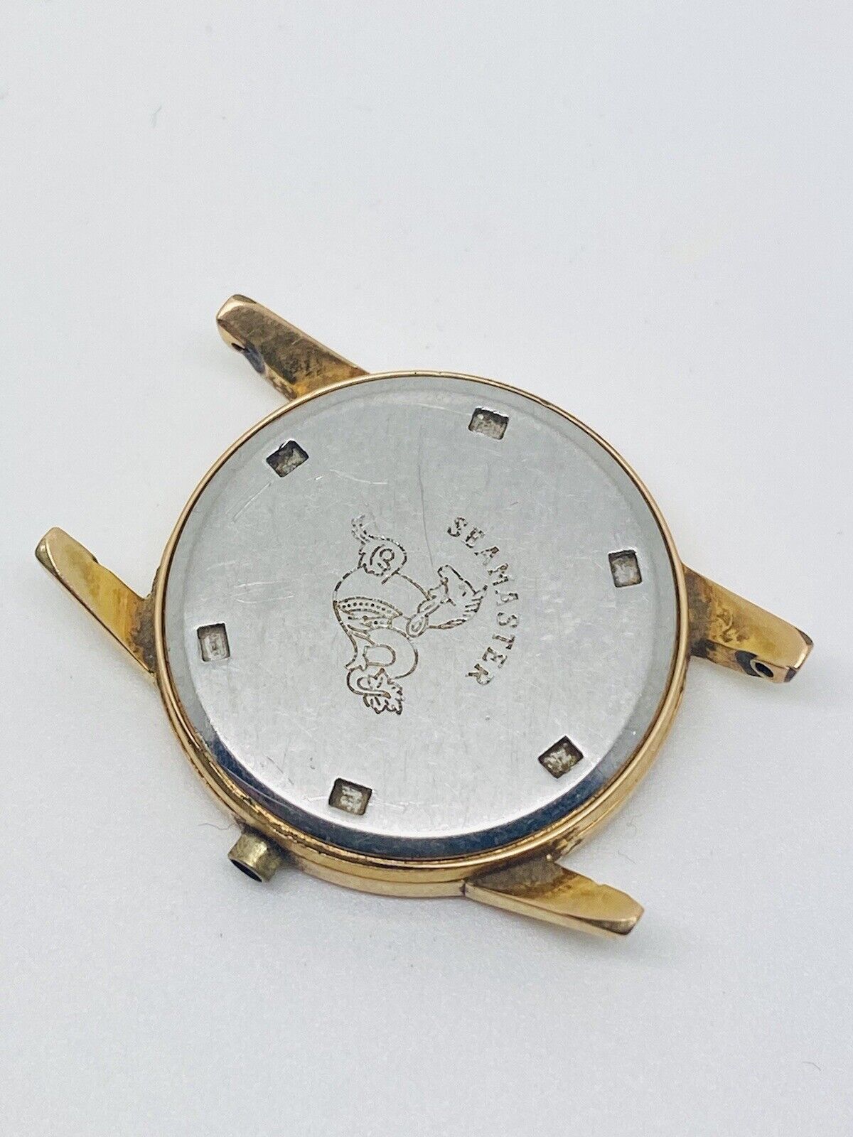 Vintage Omega Seamaster Ladies Gold Plated 22mm Case 515.001, 535.001 No Glass