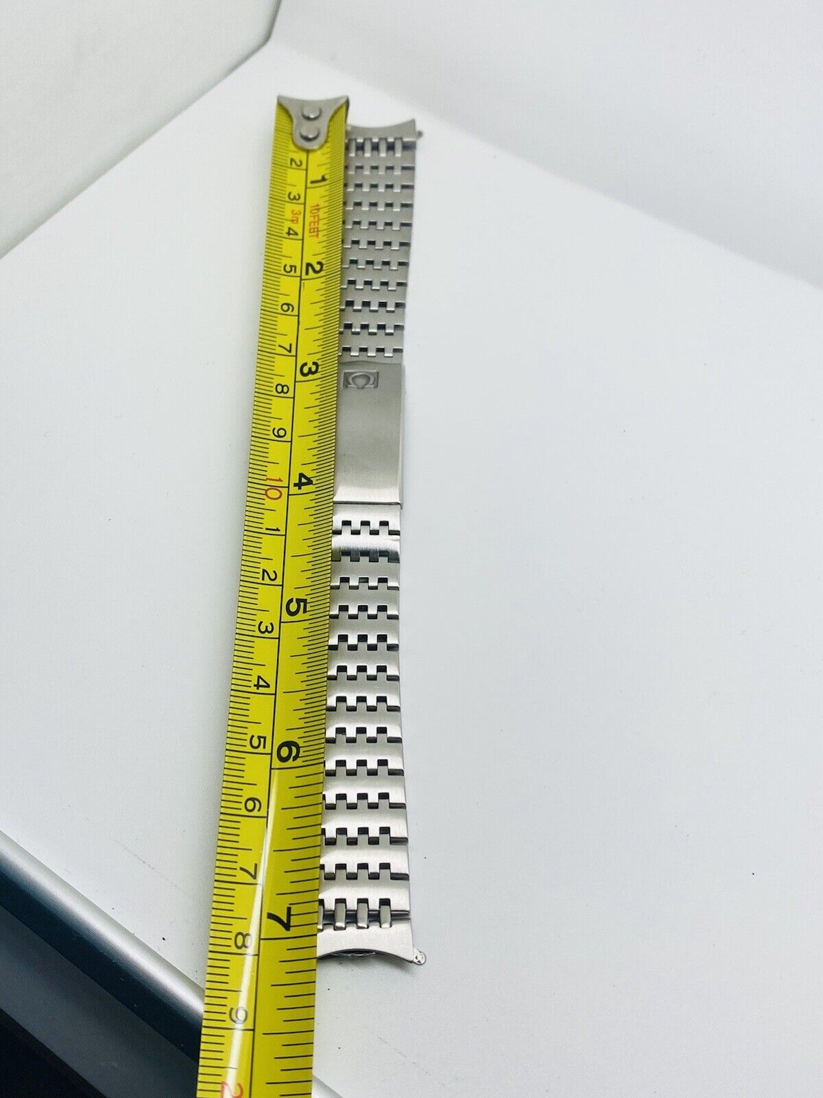 Vintage Omega Seamaster SS 1193 Bracelet With Both 672 18mm End Links