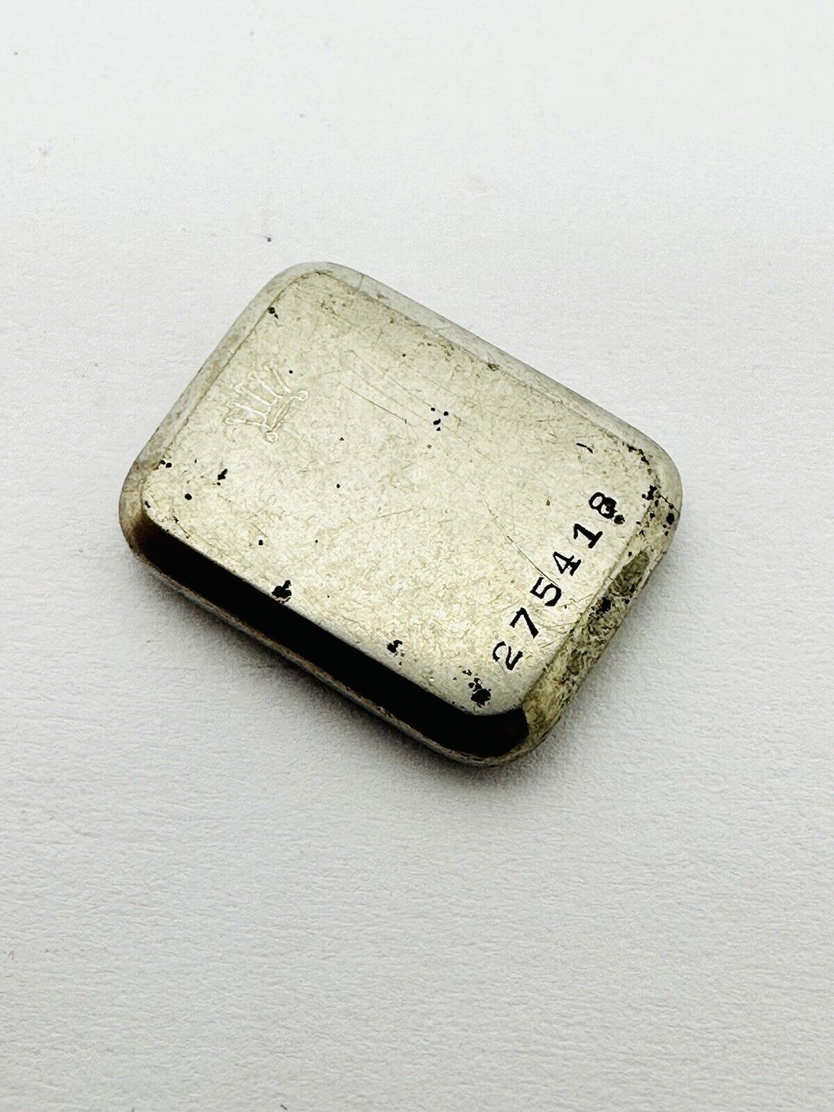 Vintage Rolex 4130 Stainless Steel Case Back.
