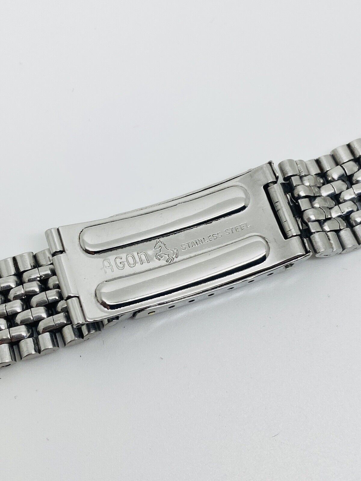 Agon Stainless Steel Original Bracelet With Both 18mm End Links.