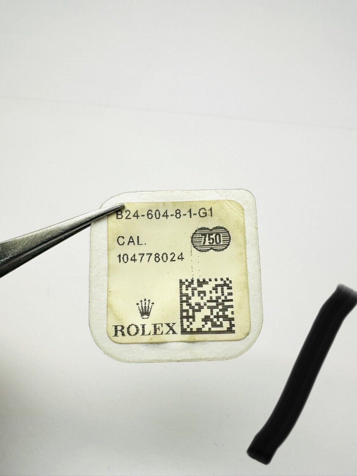 Brand New Rolex Twin Lock 18k Yellow Gold 6mm Crown B24-604-8-1-G1 Original