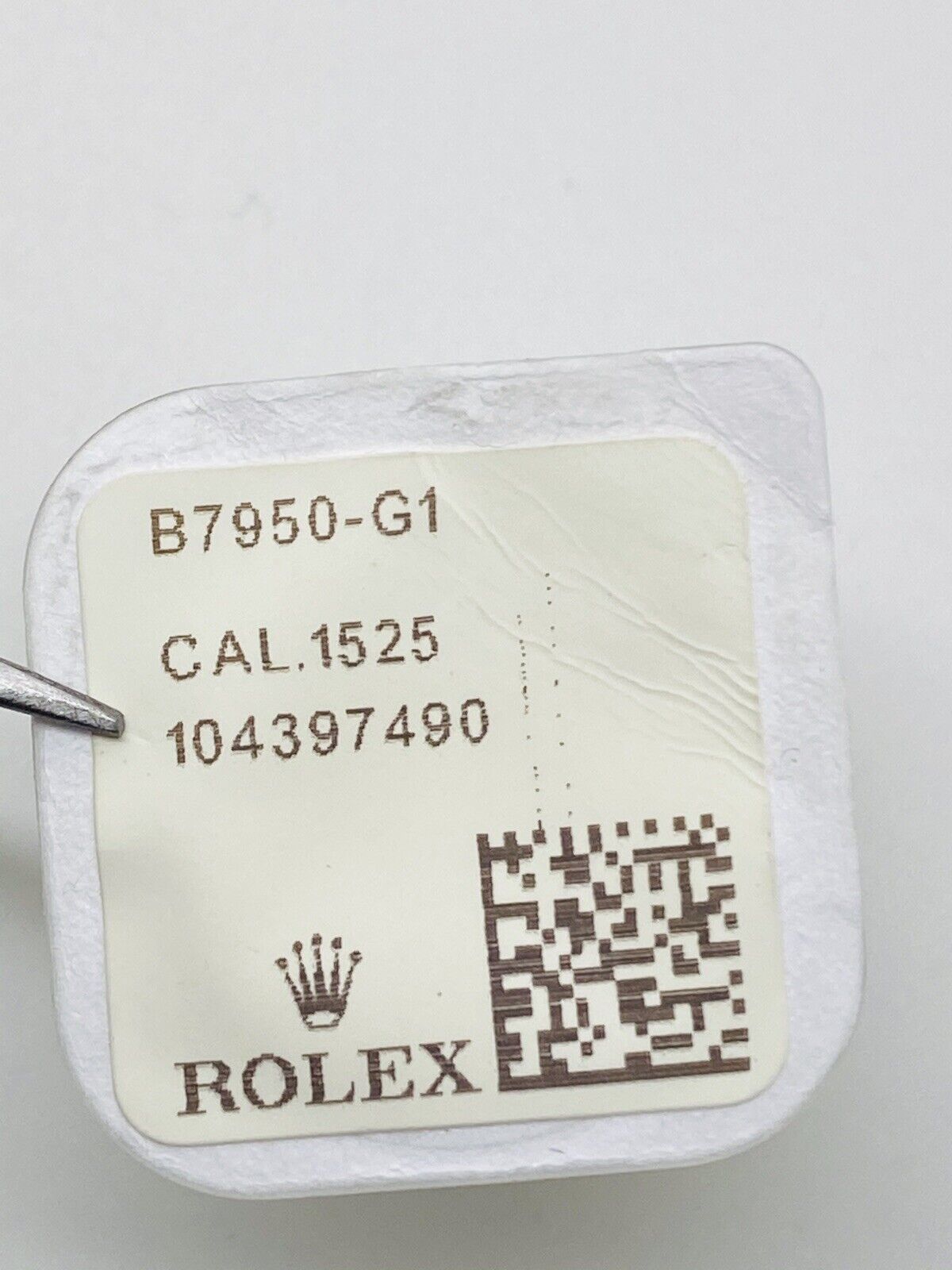 Brand New Rolex Centre Wheel With Cannon Pinion Calibre 1525 Part # 7950