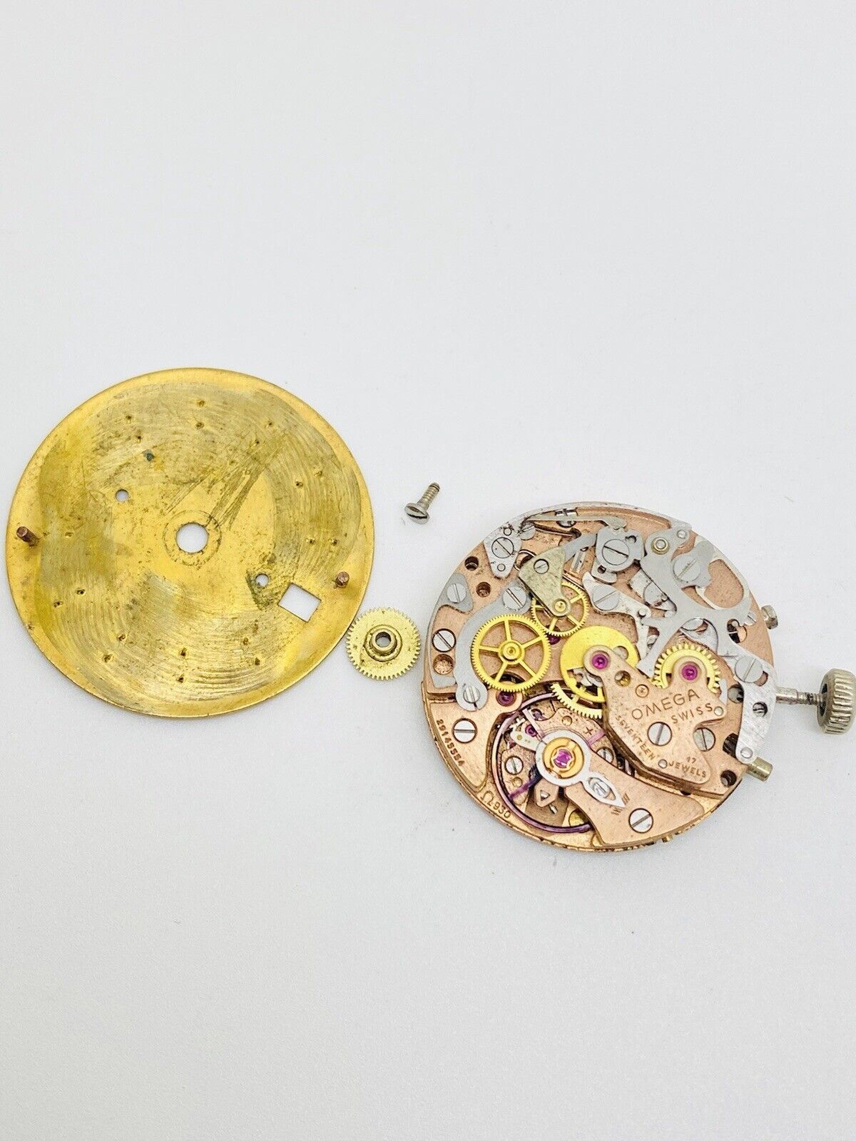 Vintage Omega Deville Chronograph Dial & Movement Cal. 930 For Spares/Repair.