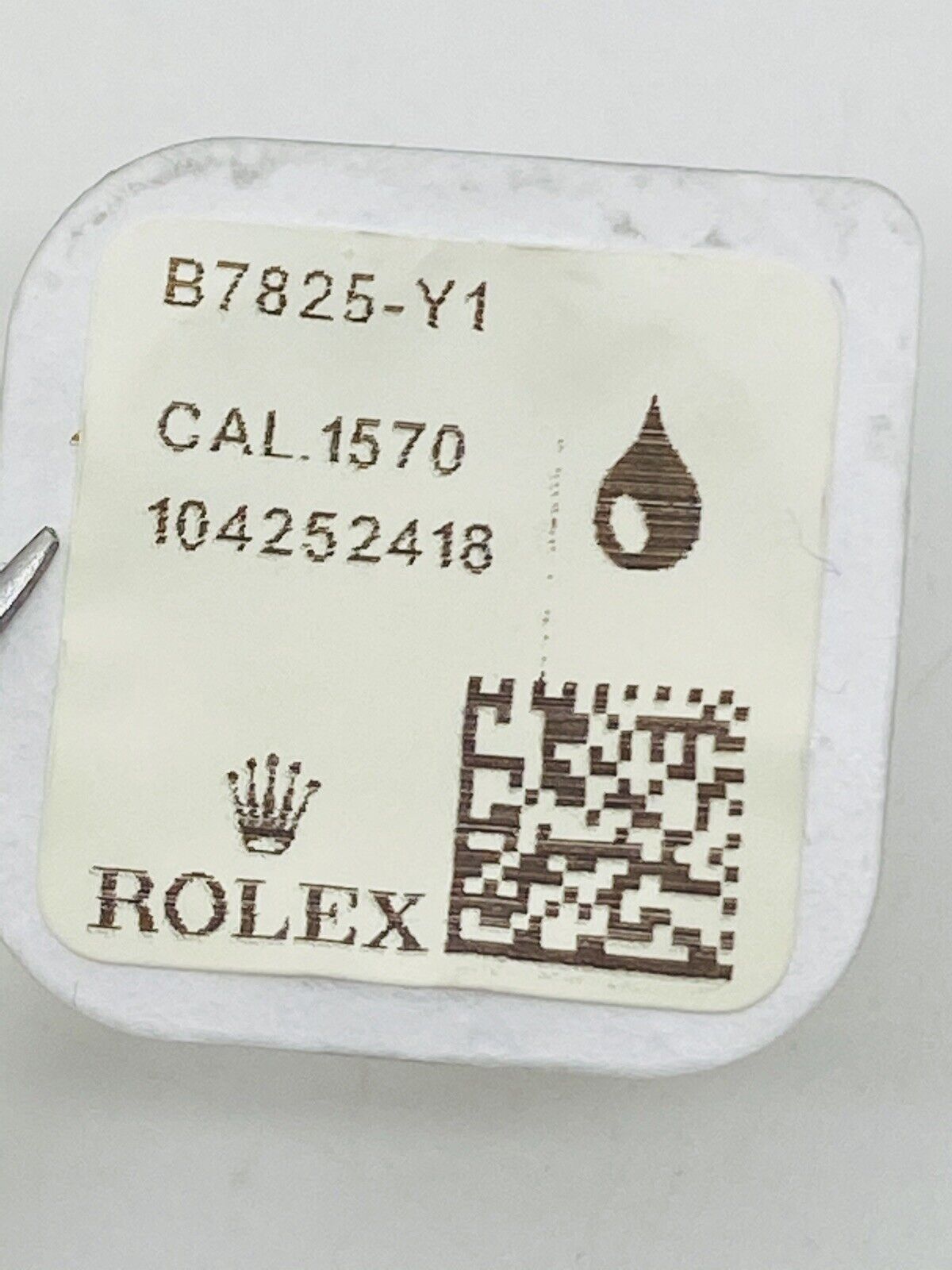 Brand New Rolex Mainspring Calibre 1570 1530 Part # 7825 ORIGINAL Packaging