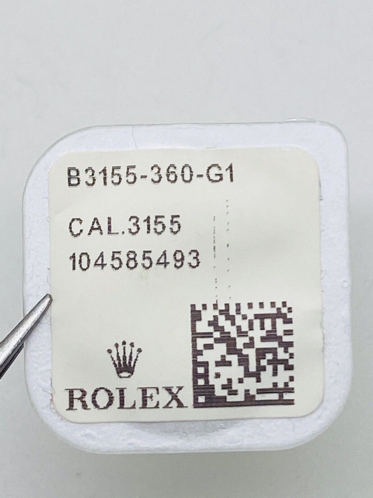 Brand New Rolex Second Wheel Calibre 3155 Part # 360 Original Packaging