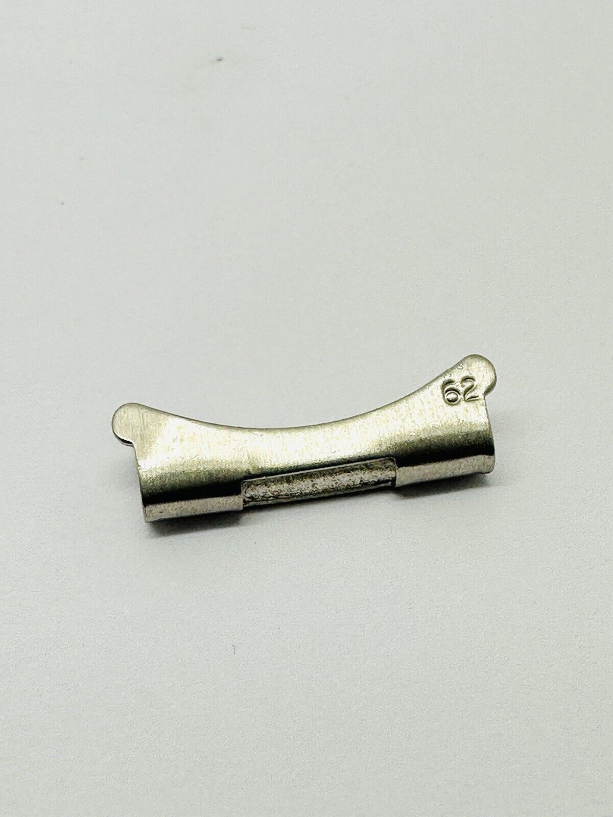 Vintage Rolex 19mm Number 62 Single End Link For Bracelet 7205.