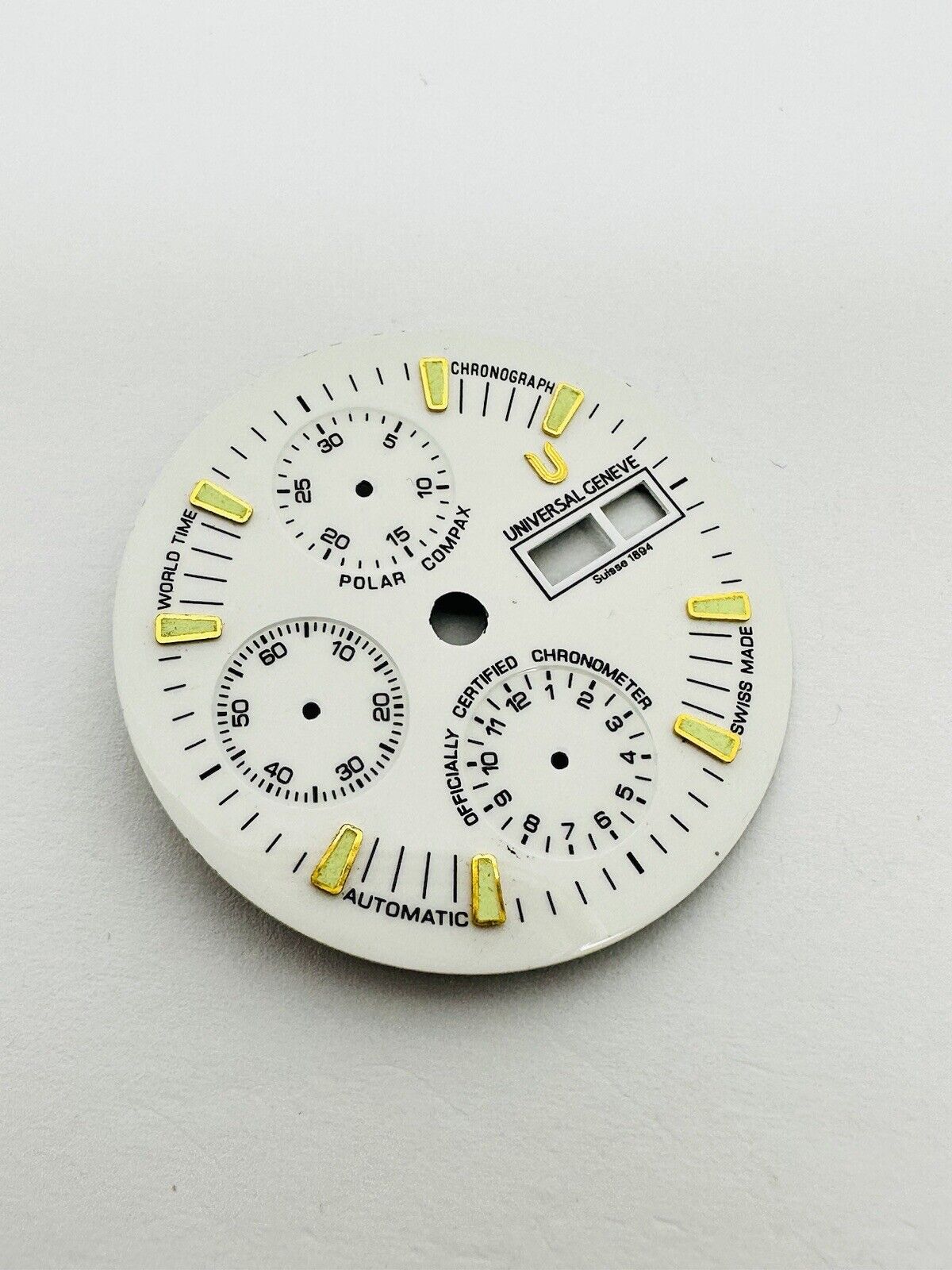 Universal Geneve Polar Compax Automatic Chronometer Original Dial Size 32mm