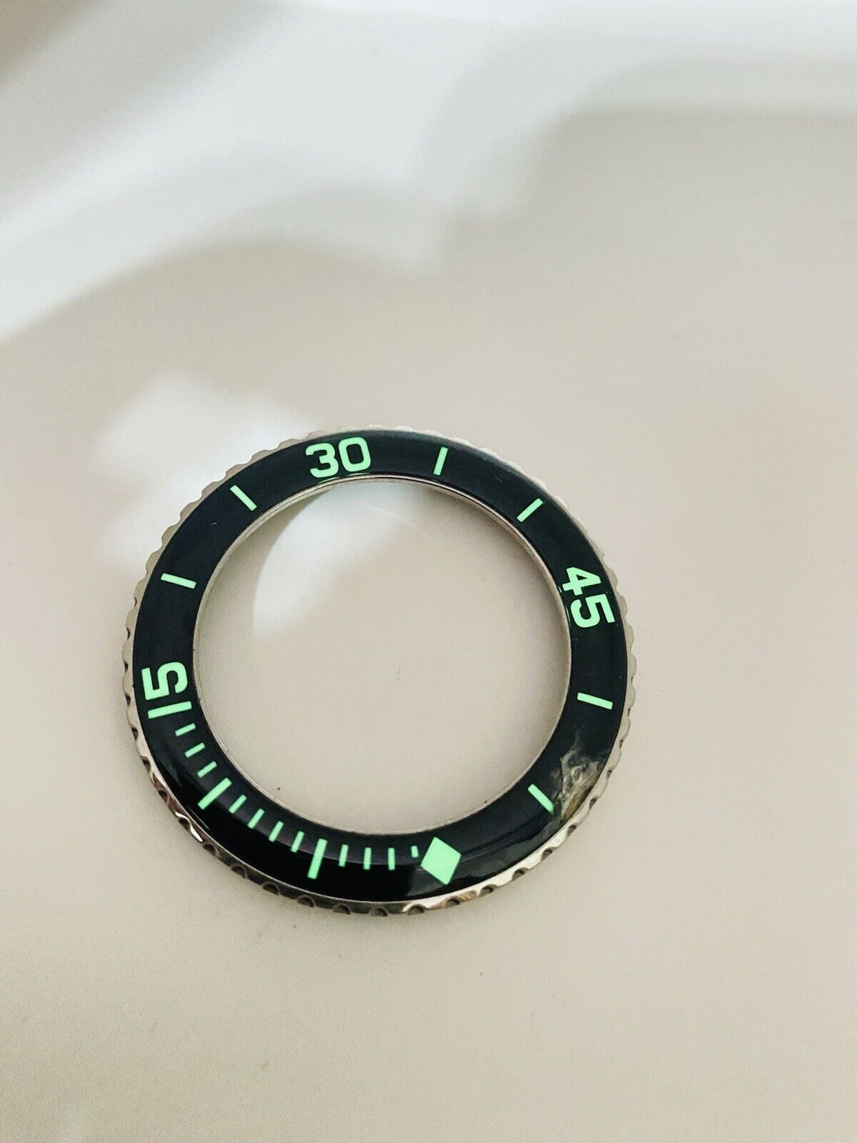 Blancpain fifty fathoms Grande Date 45mm Original Watch Bezel.