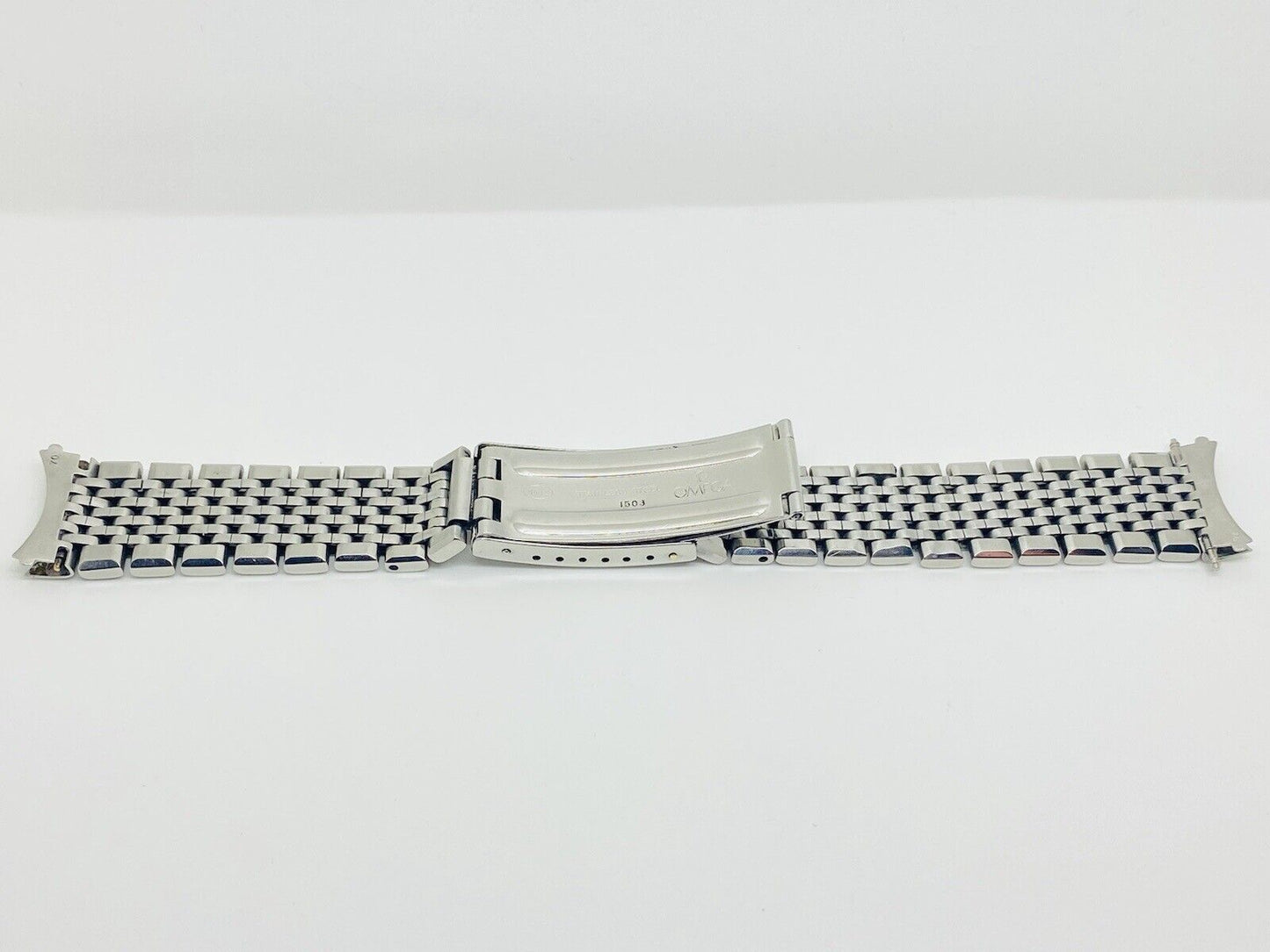Rare Omega ‘Beads Of Rice’ SS 1503 Bracelet With Both No. 70 18mm End Links