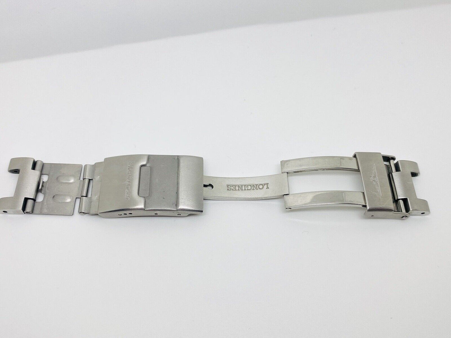 Longines SS Original Buckle Clasp With Links on both sides L600123880 Width 22mm