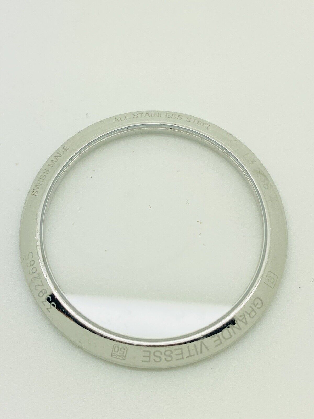 Longines Grande Vitesse L3.636.4 Stainless Steel Original Case Back 37.30mm.