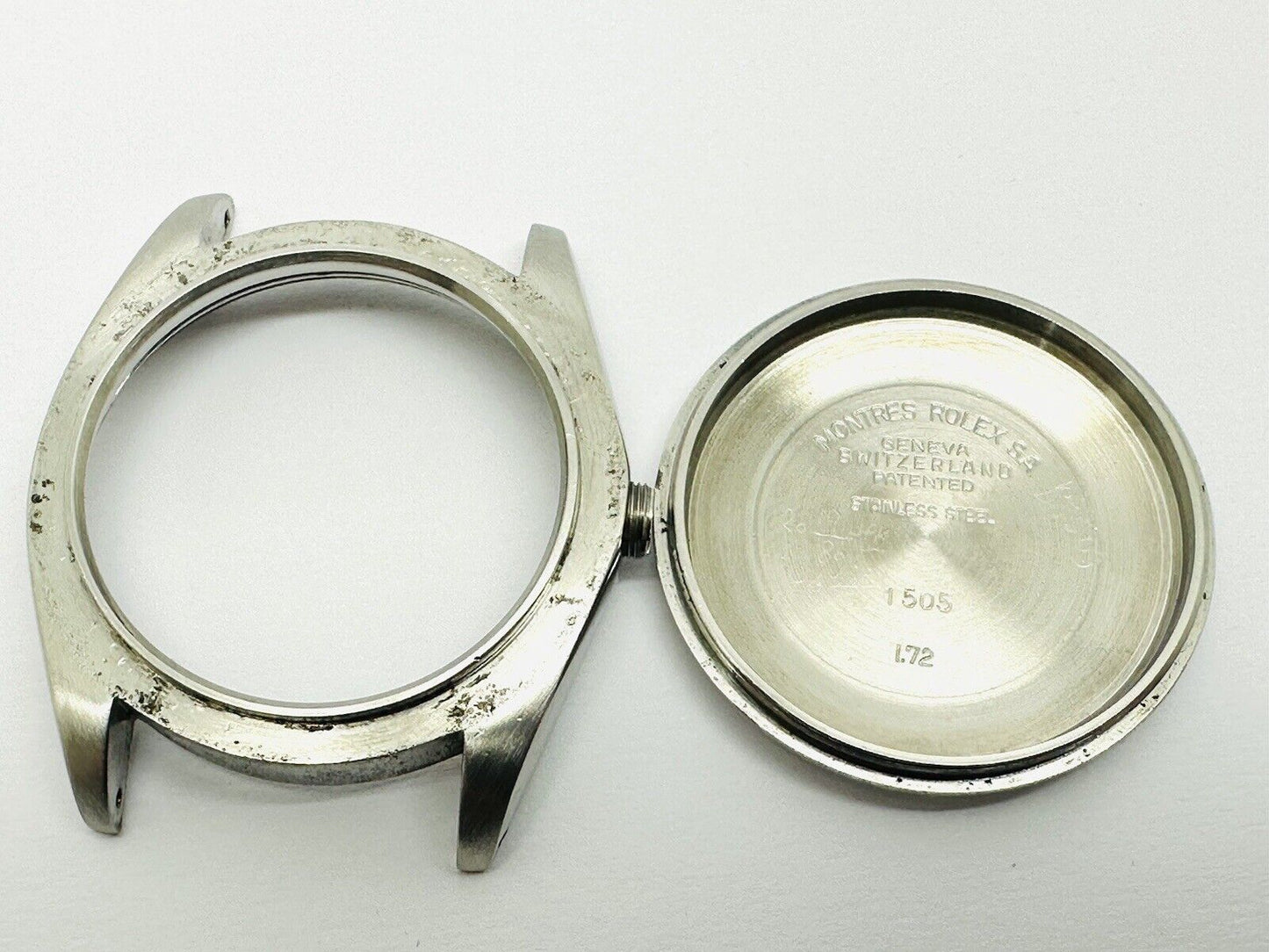 Vintage Rolex Oyster Perpetual Date Stainless Steel 1972 Case Reference 1505.