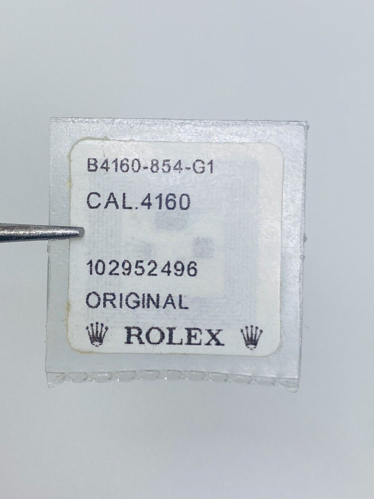 Brand New Rolex Yachtmaster II Column Wheel Caliber 4160 Part # 854 Original