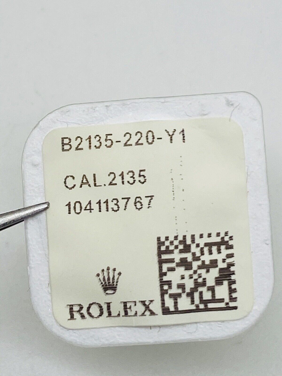 Brand New Rolex Setting Lever Calibre 2135 Part # 220 Original Packaging