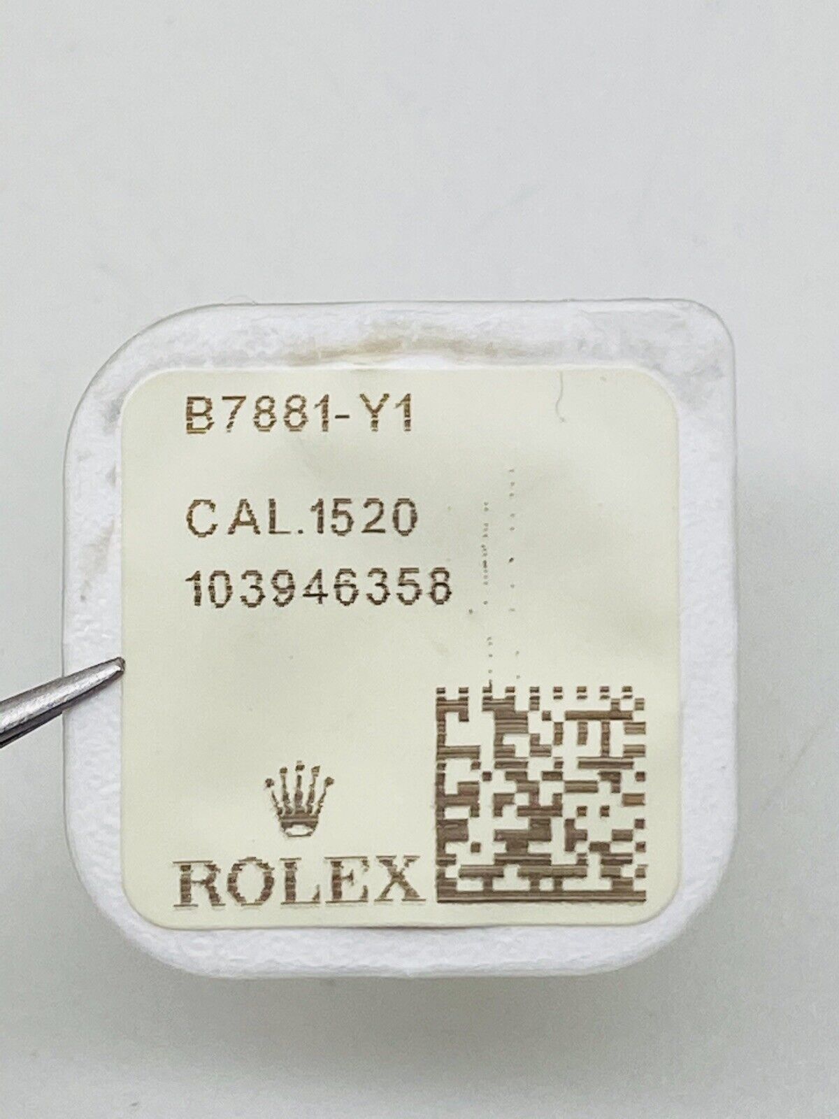 Brand New Rolex Setting Lever Calibre 1520 Part # 7881 Original Packaging