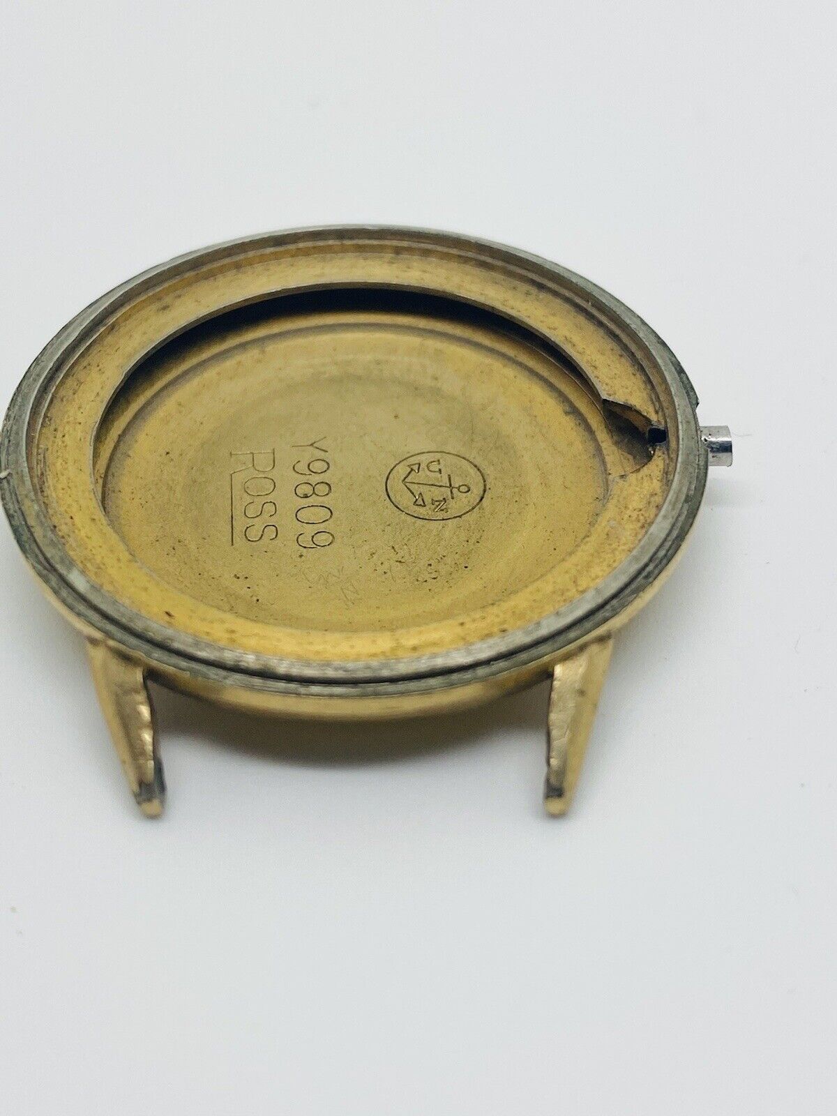 Ullysse Nardin Gold Filled 35mm Case Y9809 Without Bezel & Glass