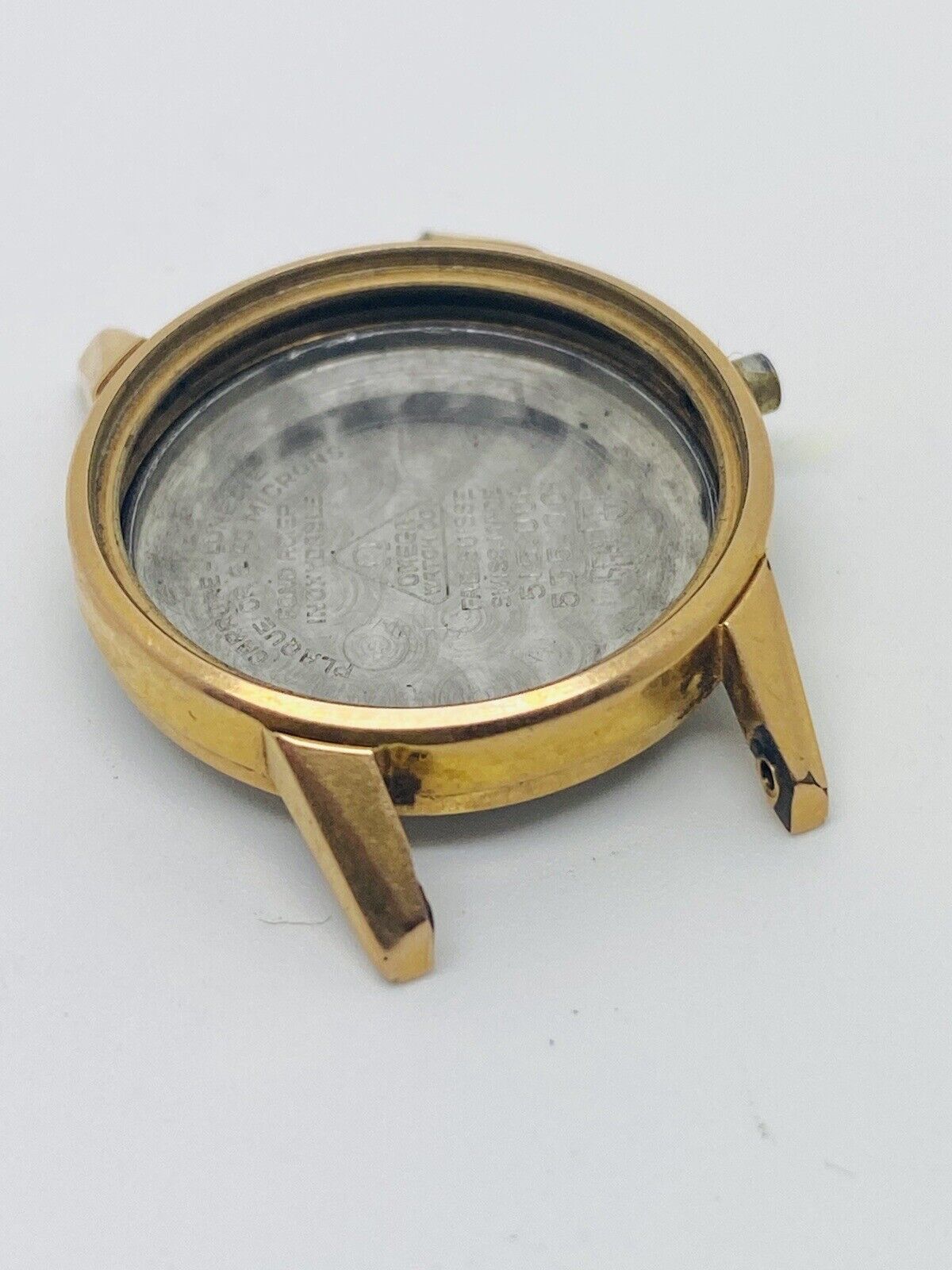 Vintage Omega Seamaster Ladies Gold Plated 22mm Case 515.001, 535.001 No Glass