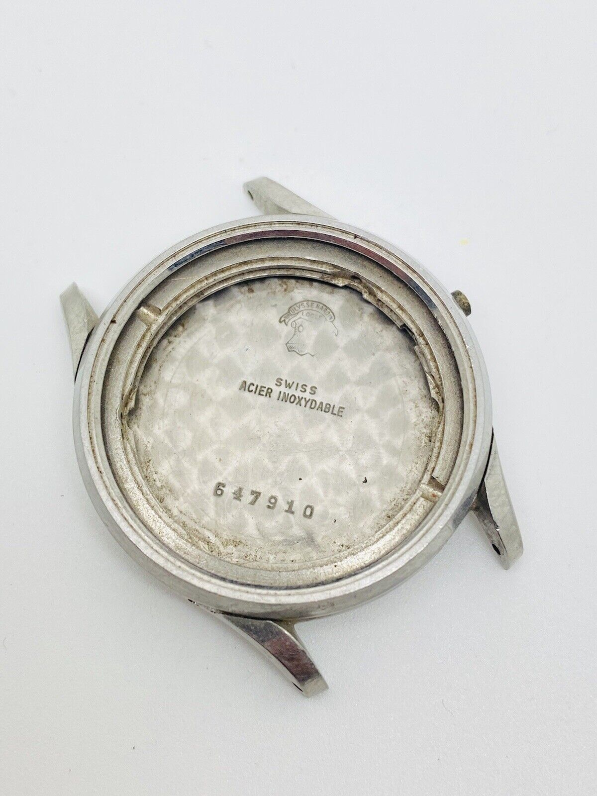 Vintage Ulysse Nardin Triple Date Moonphase Stainless Steel Case 35mm No Glass