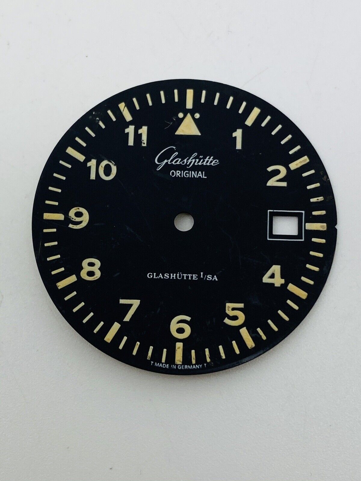 Glashutte Black Aviator Senator Navigator Panorama Date Dial Ref.100-03-07-05-04
