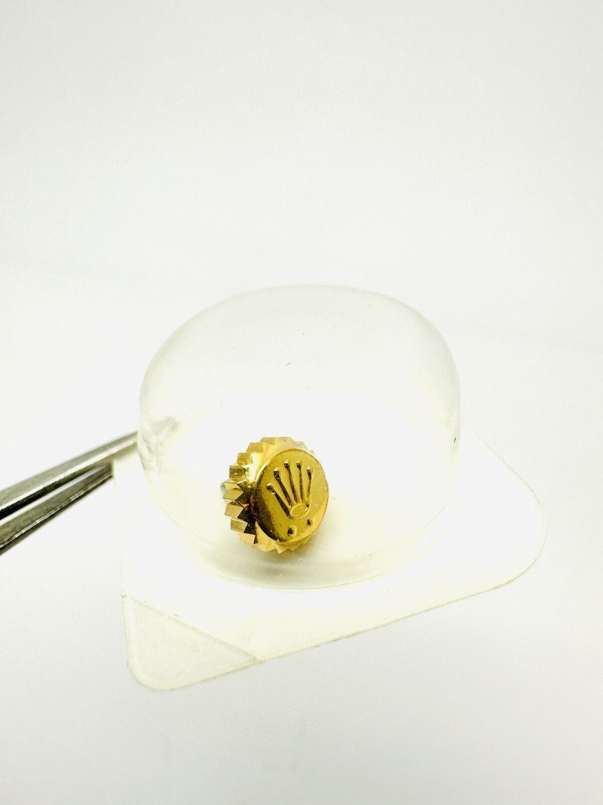 Brand New Rolex Twin Lock 18k Yellow Gold 6mm Crown B24-604-8-1-G1 Original