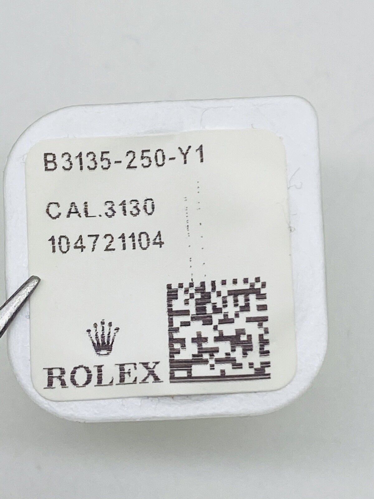 Brand New Rolex Setting Wheel Calibre 3130 3135 Part # 250 Original Packaging