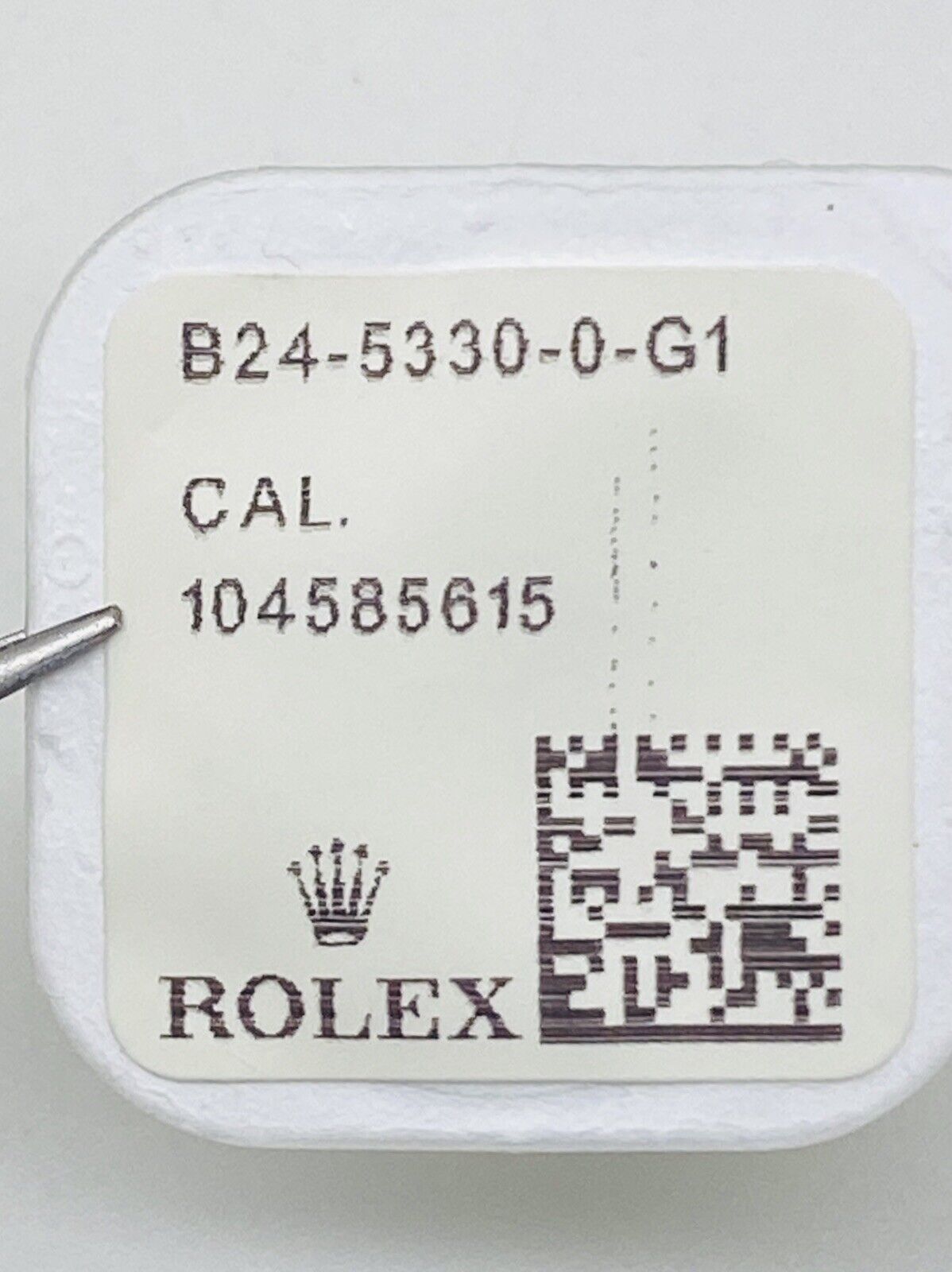 Brand New Rolex Stainless Steel 5.3mm Crown Tube B24-5330-0-G1 Original Sealed