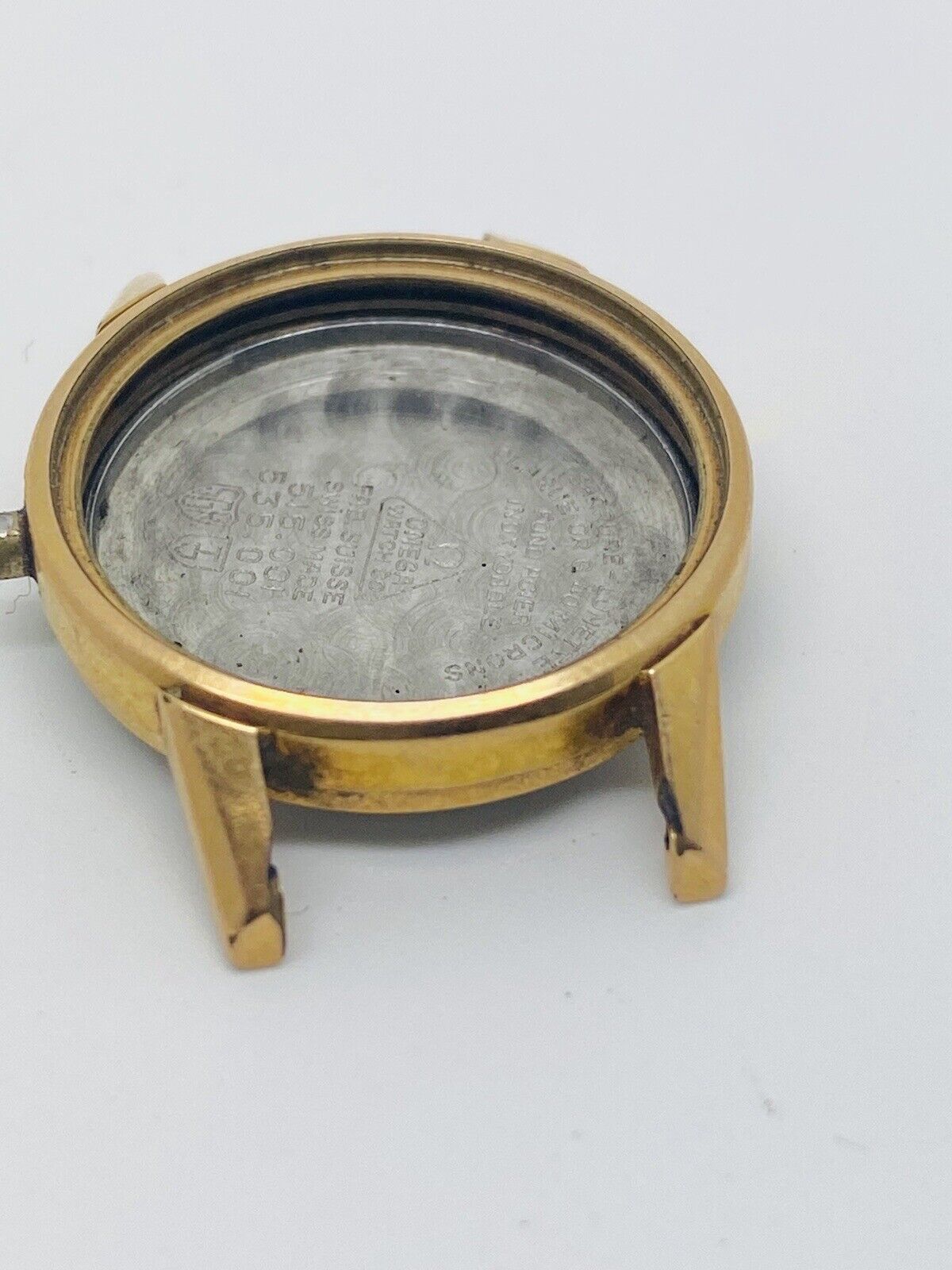 Vintage Omega Seamaster Ladies Gold Plated 22mm Case 515.001, 535.001 No Glass