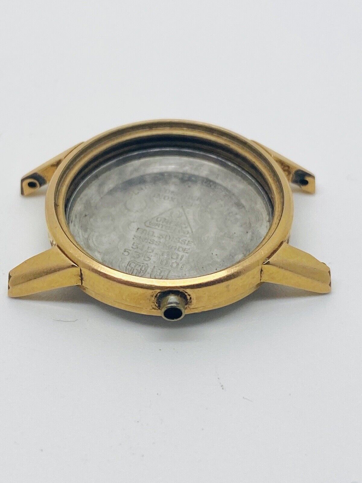 Vintage Omega Seamaster Ladies Gold Plated 22mm Case 515.001, 535.001 No Glass
