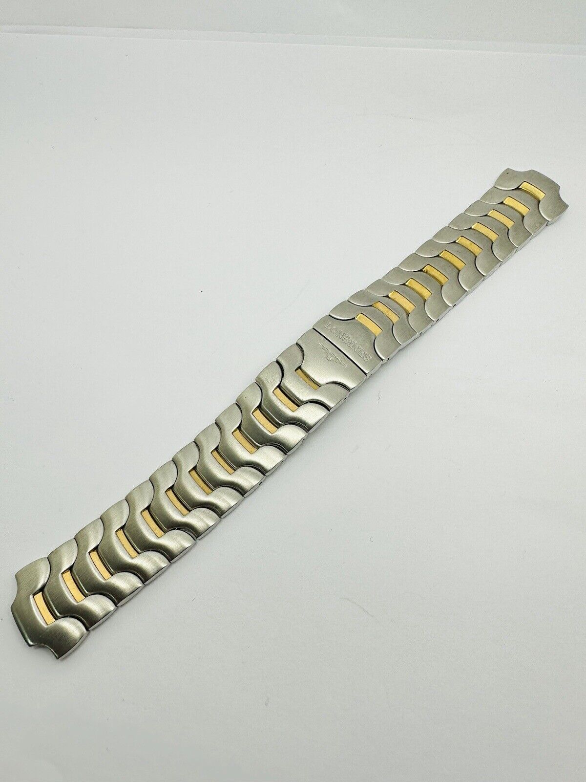 Longines Gold Plated and Stainless Steel Bracelet.