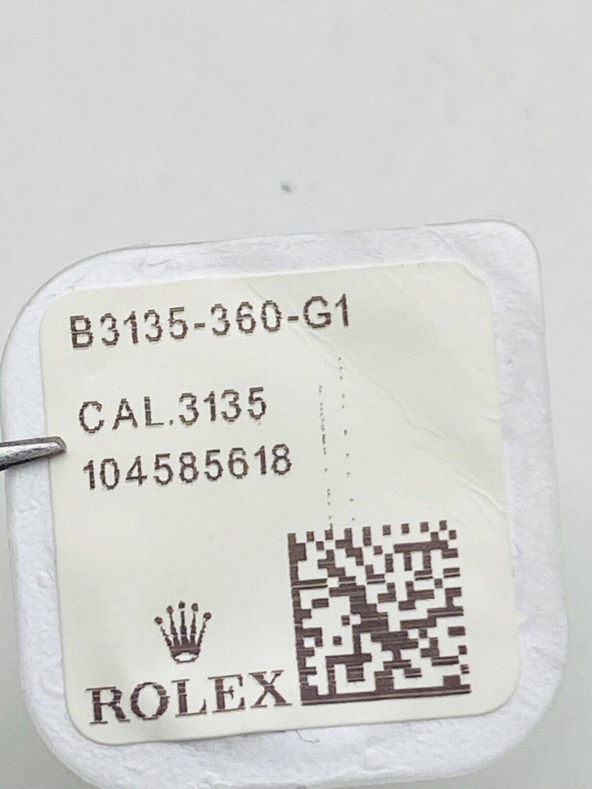 Brand New Rolex Second Wheel Calibre 3135 Part # 360 Original Packaging