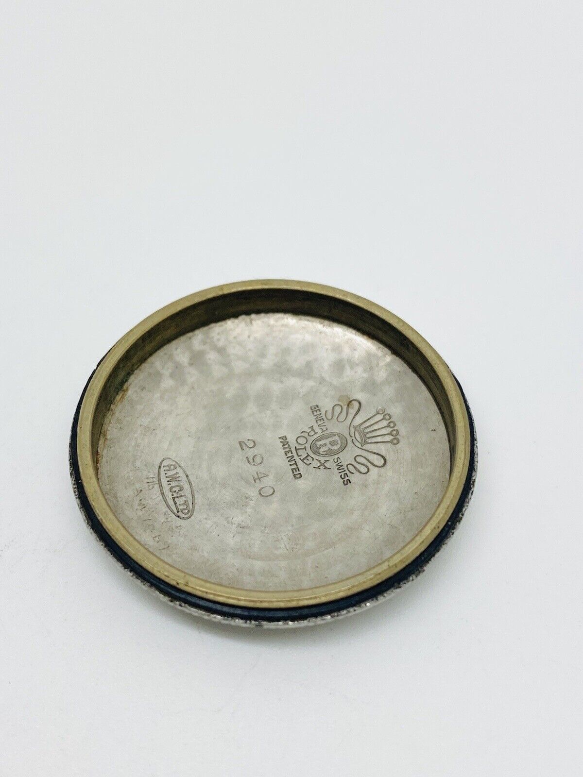 Vintage Rolex Oyster Perpetual Bubble Back Case back For Reference 2940.